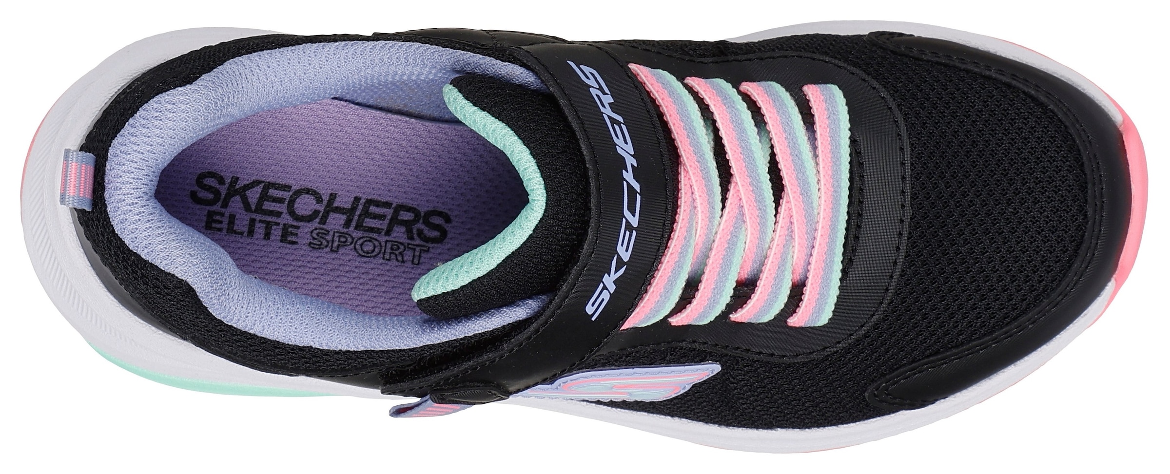 Skechers Sneaker »SKECHERS ELITE SPORT TEMPO«, Trekking Schuh mit Klettverschluss, Größenschablone zum Download