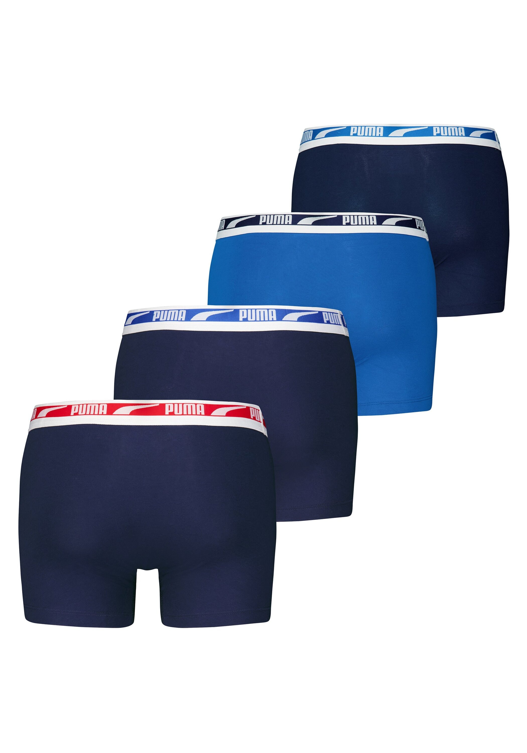 PUMA Boxershorts »Boxershort Everyday Multi Logo Boxer 4P 4er Pack«