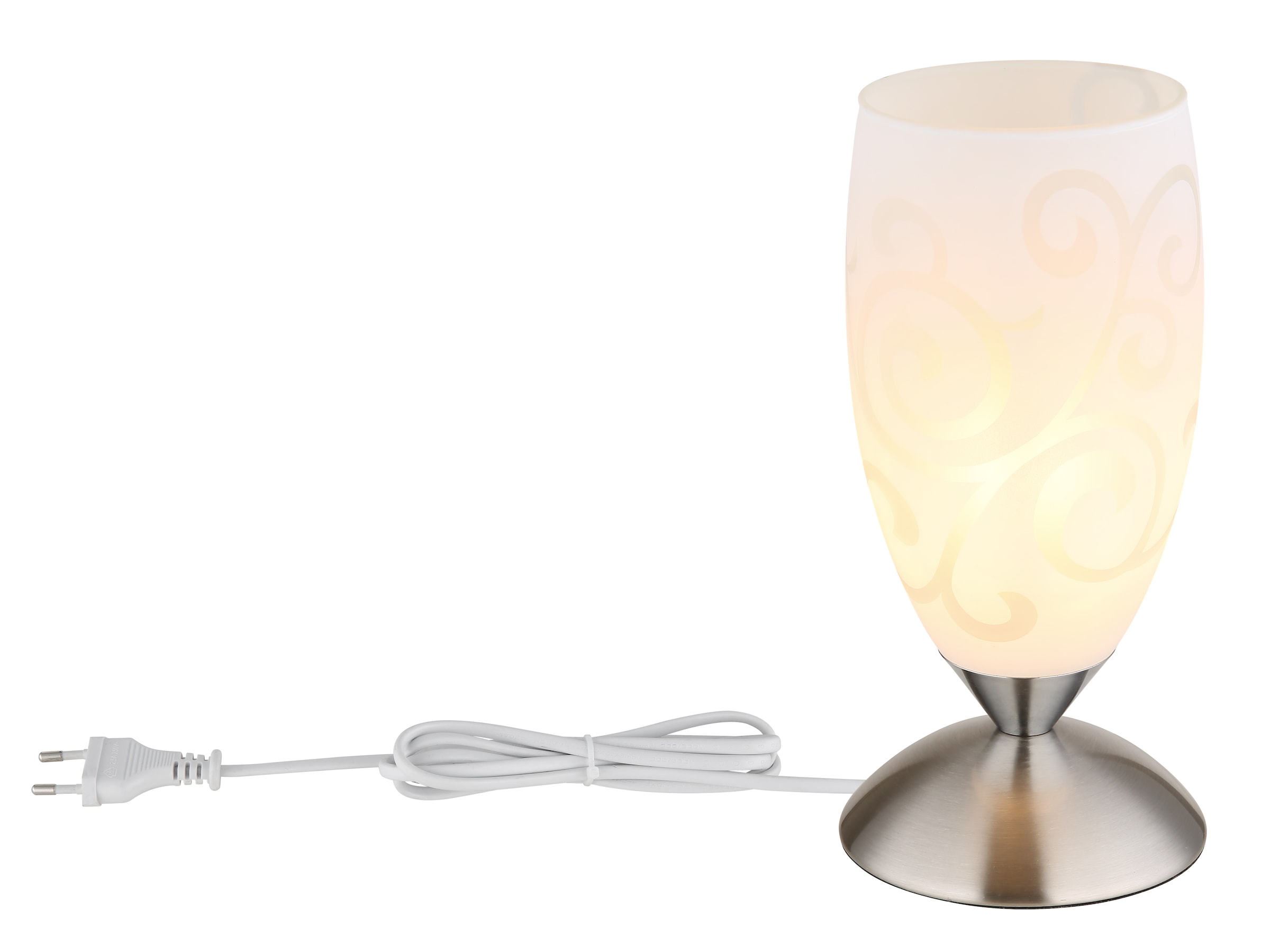 GLOBO LIGHTING Tischleuchte »AURIGA« E14 1 Stk. Tischlampe Nachttischlampe Deko-Tischleuchte Schlafzimmer