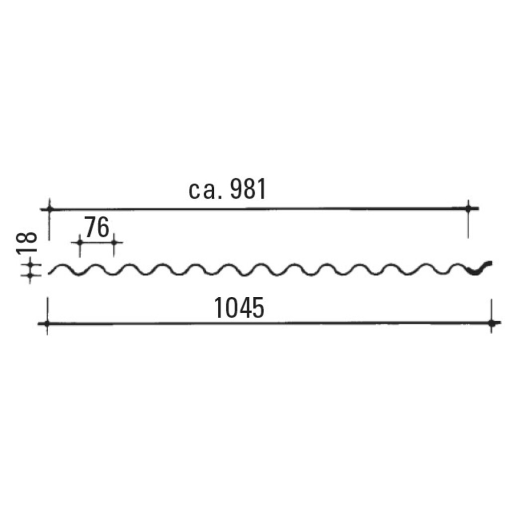 Tetzner & Jentzsch Doppelstegplatte »TEJEMACRO 2.8 Welle-Wabe klar«, (Set)