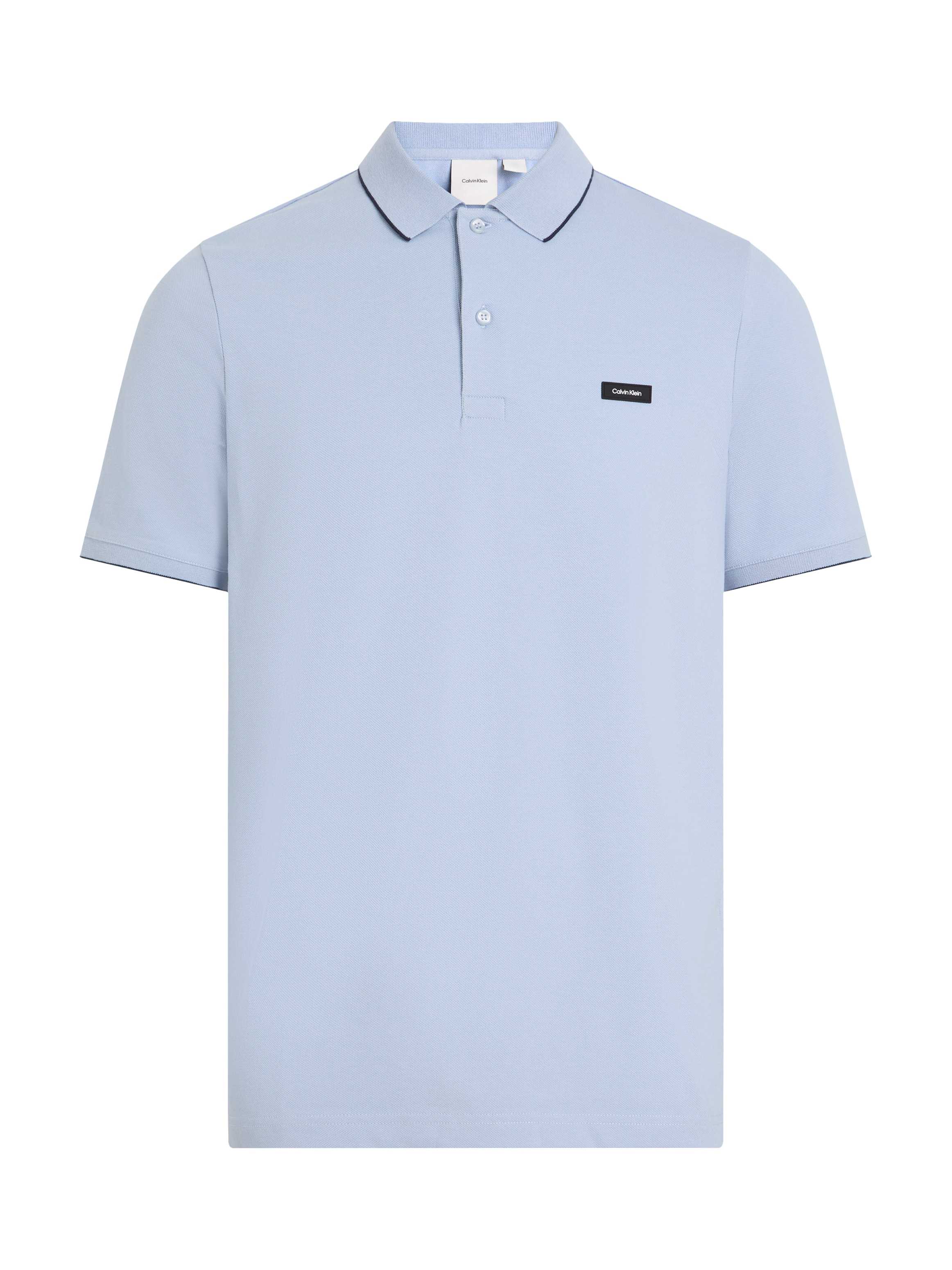 Calvin Klein Poloshirt »STRETCH PIQUE TIPPING POLO«, mit Streifendetail am Kragen