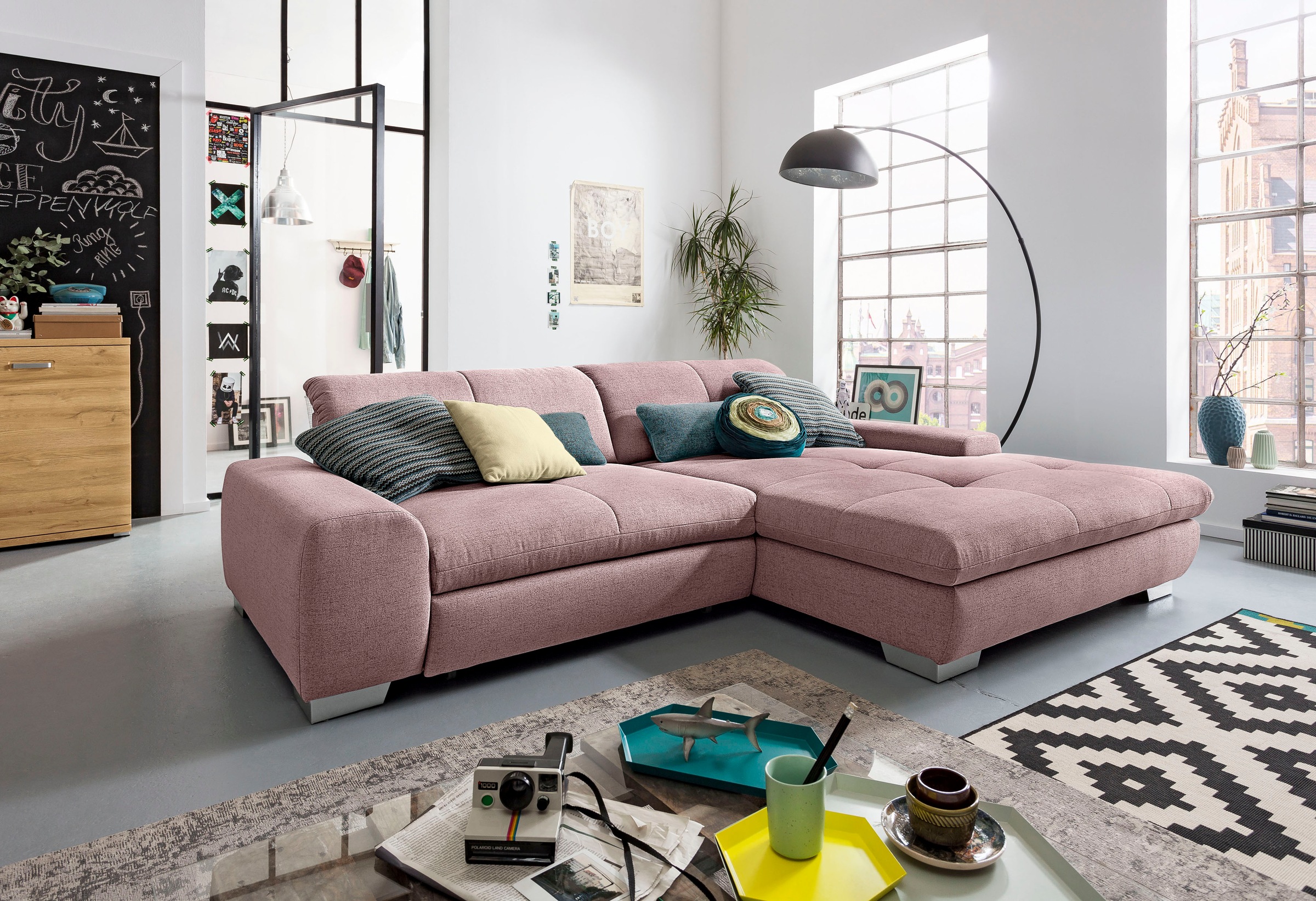 set one by Musterring Ecksofa "SO 1200 inkl. Sitztiefen- & Rückenverstellun günstig online kaufen