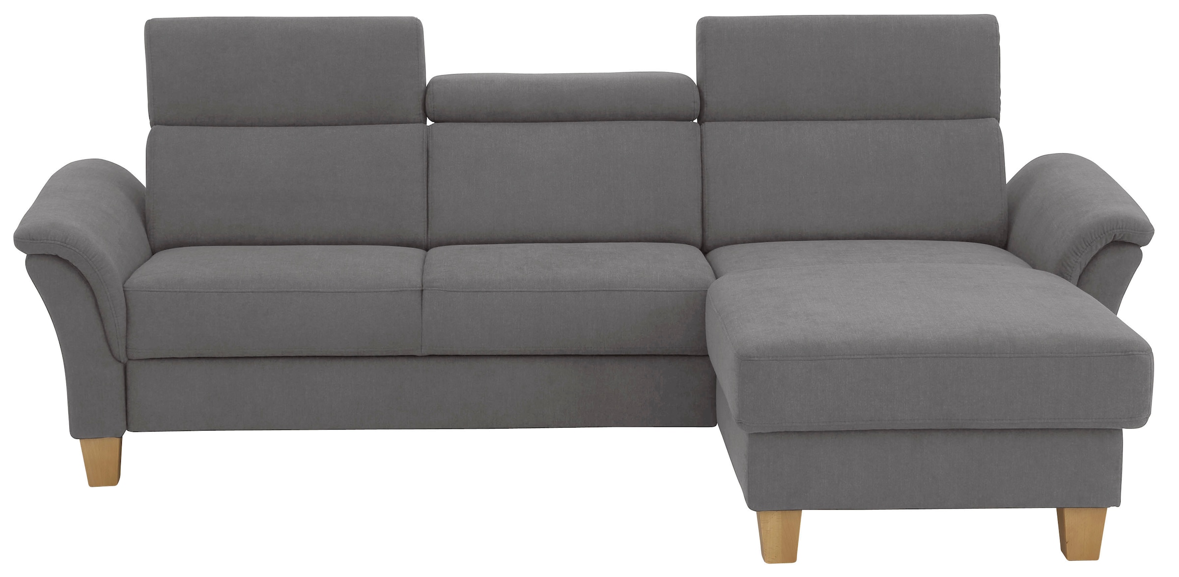 OTTO home Ecksofa "Conville L-Form" Federkern, wahlweise mit Schlaffunktion und Bettkasten bzw. Stauraum