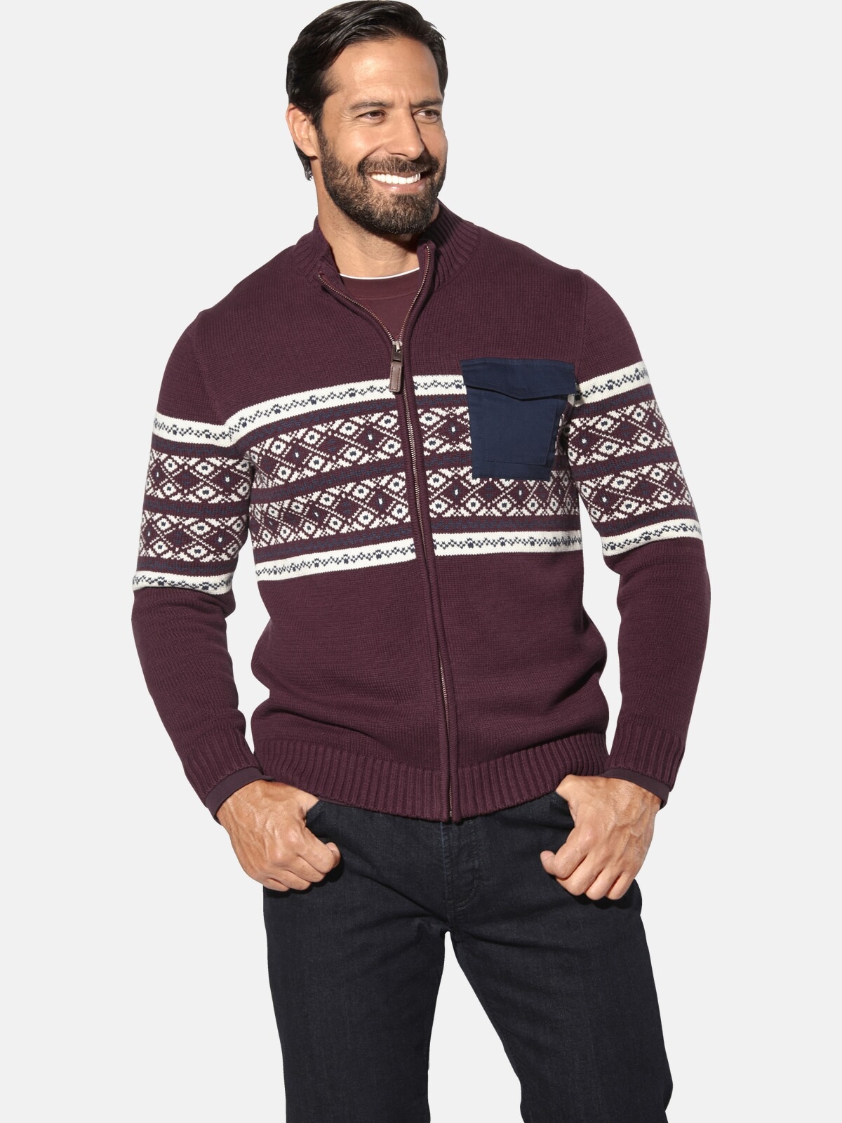 Jan Vanderstorm Strickjacke "Strickjacke BJORNSEN" günstig online kaufen