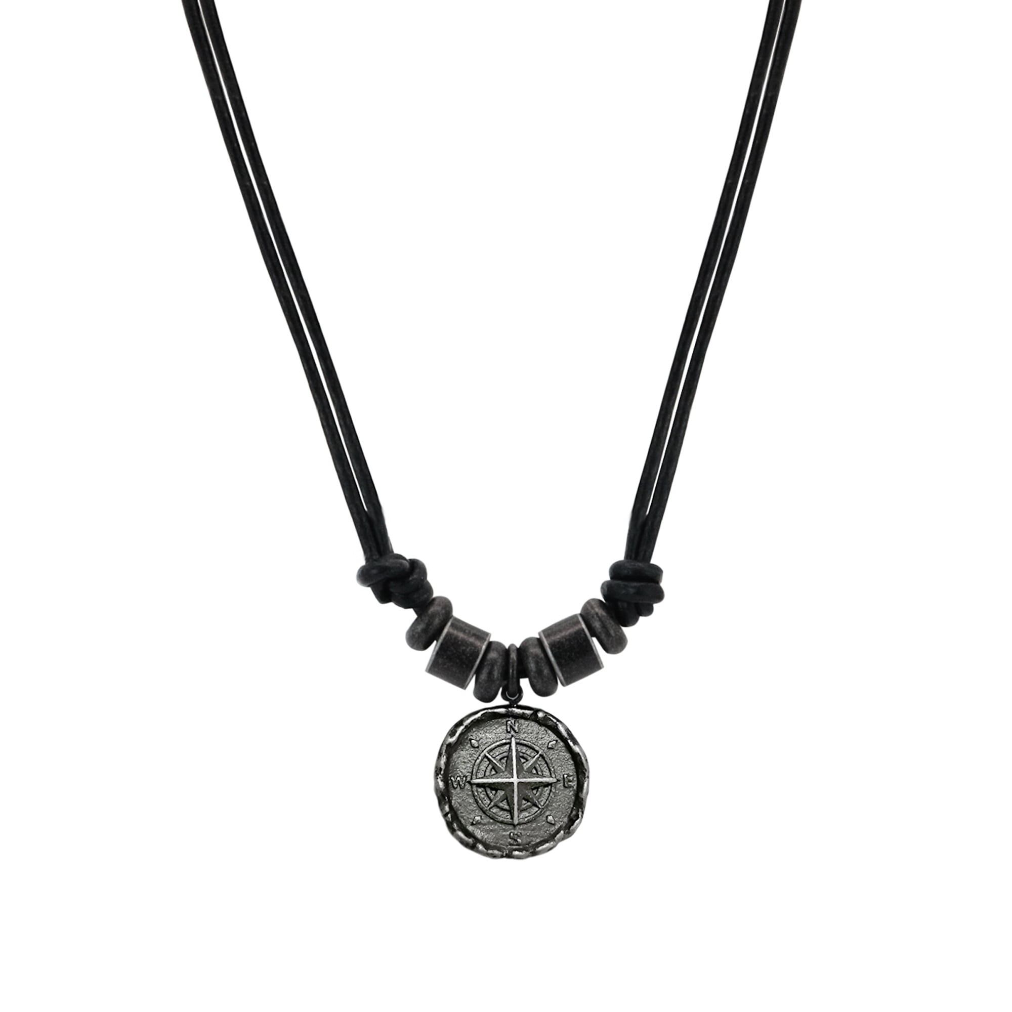 FYNCH-HATTON Kette mit Anhänger »Schmuck Edelstahl Halskette The Antique Explorer Kompass«