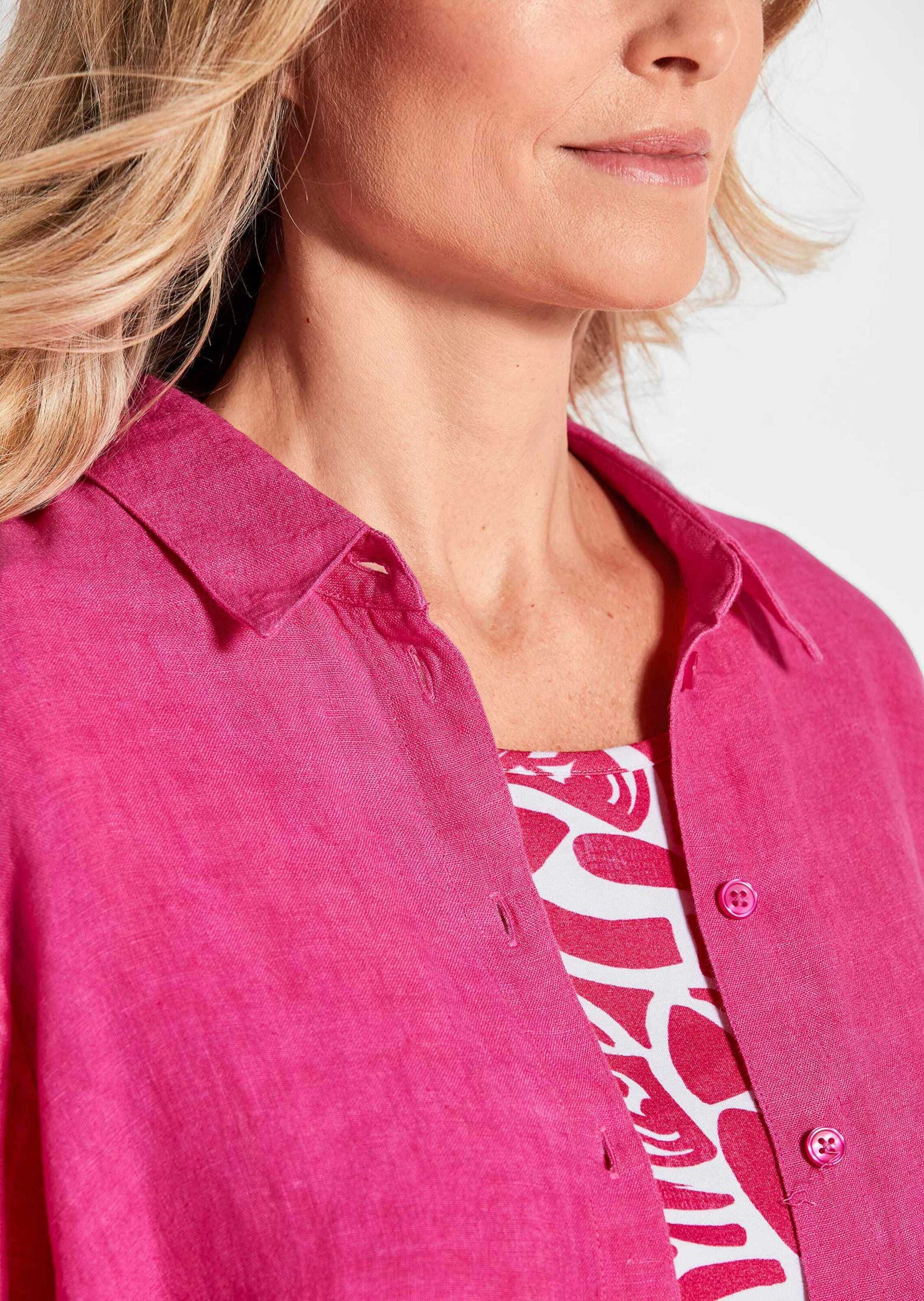 GOLDNER Langarmbluse »Bequeme Damen Businessbluse«