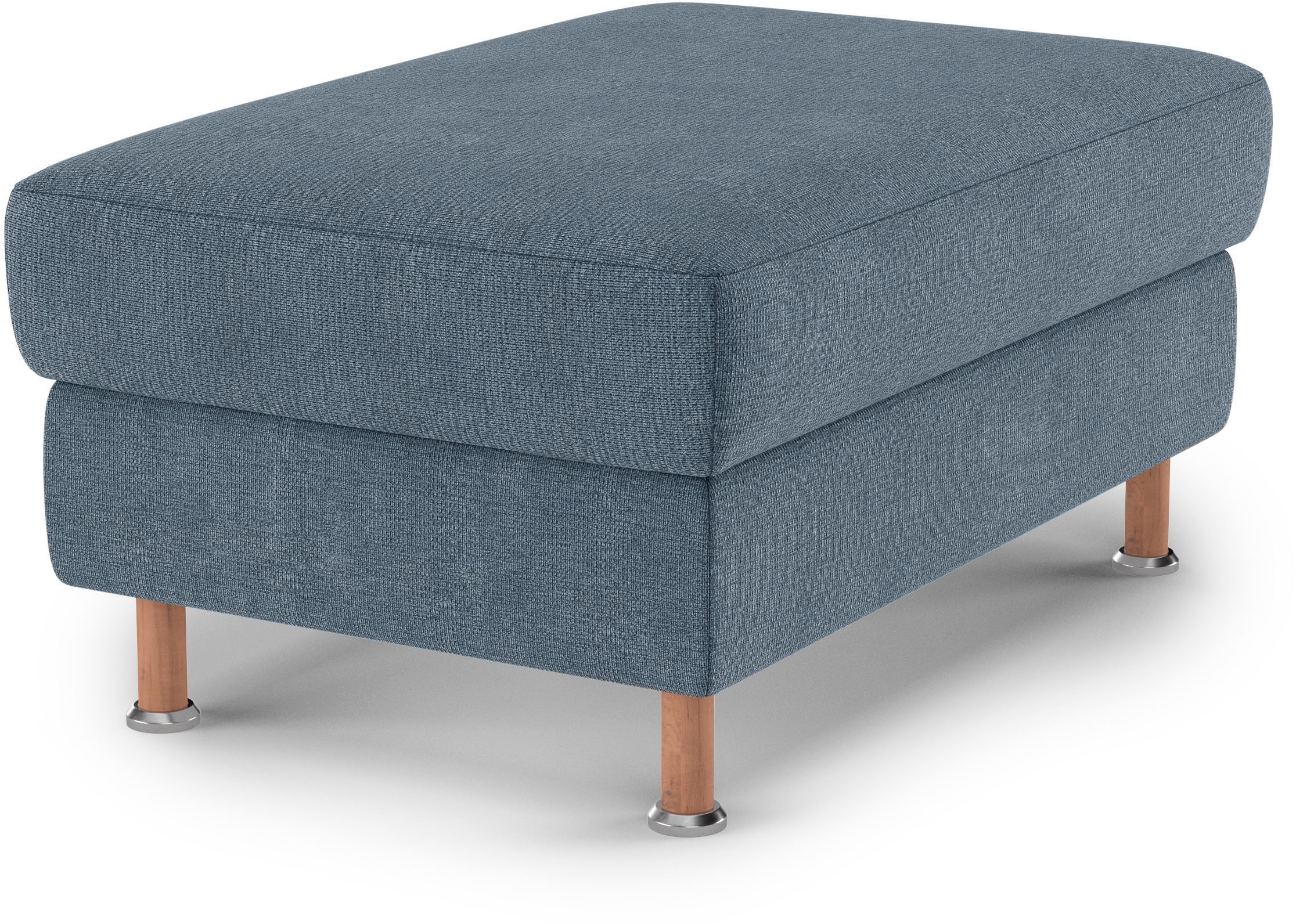 Home affaire Polsterhocker »Calypso«, Holzfuesse mit Metallteller
