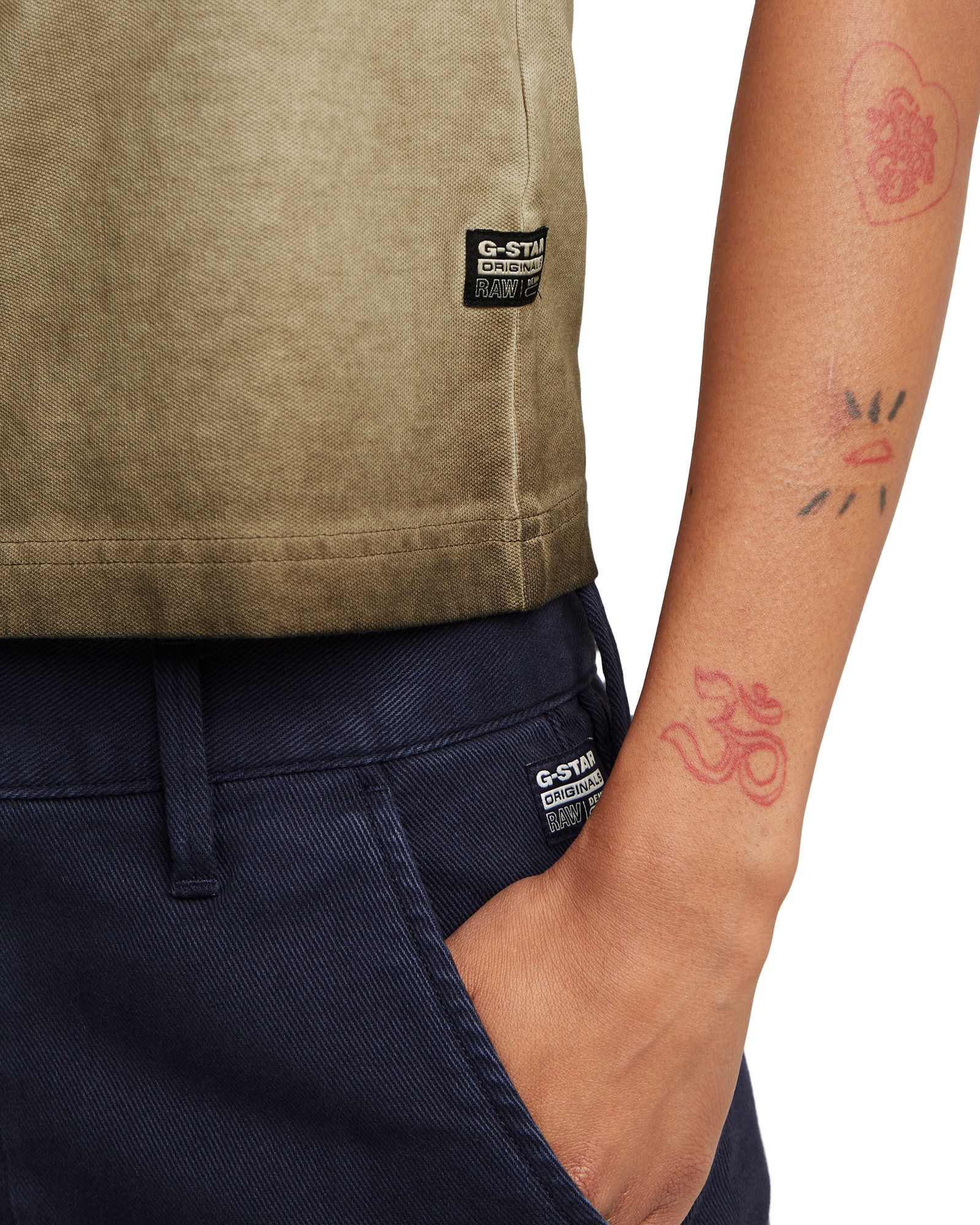 G-star Chino Deck 2.0 High Loose Osaka Blue 29 3