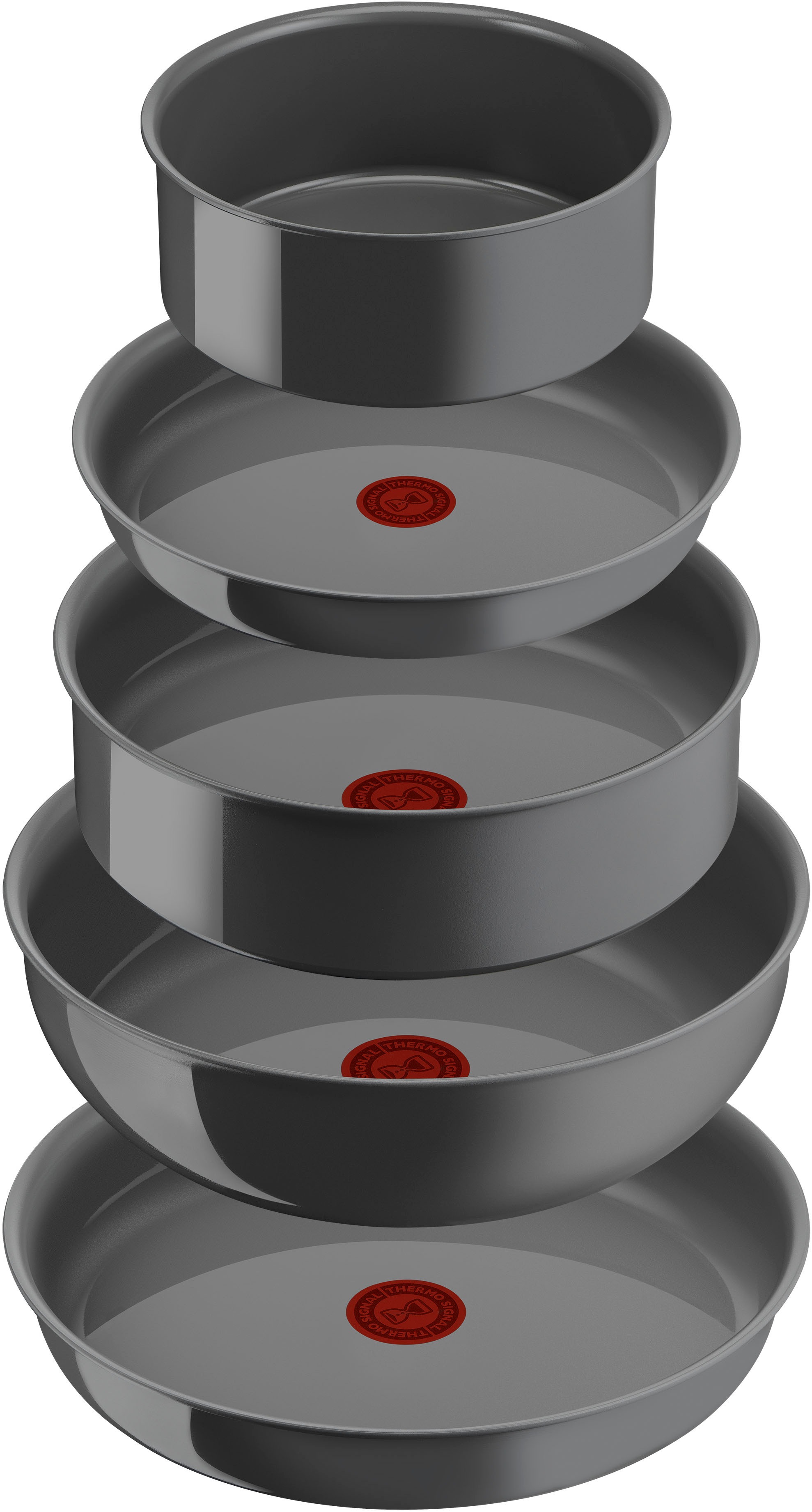 Thumbnail - Tefal Pfannen-Set "Ingenio Renew" Aluminium Set, 11 Stk. tlg. abnehmbarer Griff, Antihaftversiegelung, Thermo-Signal, In...