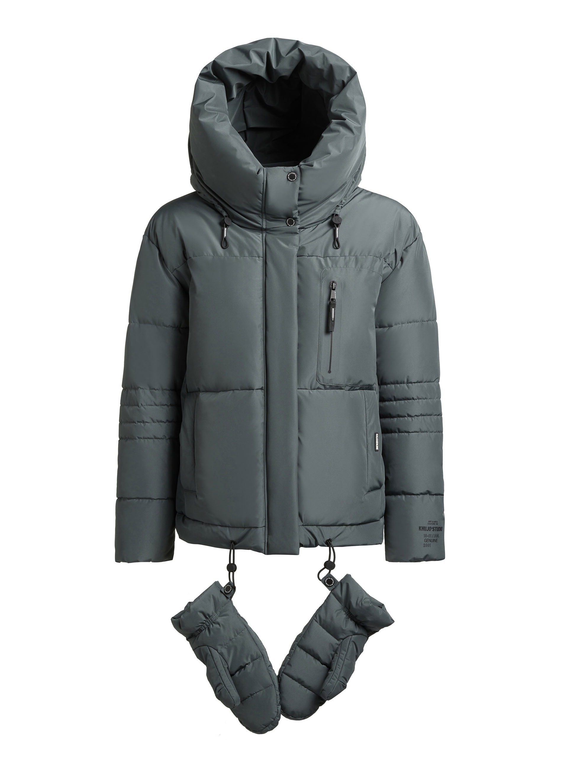 khujo Steppjacke »PEEKE2« mit Kapuze