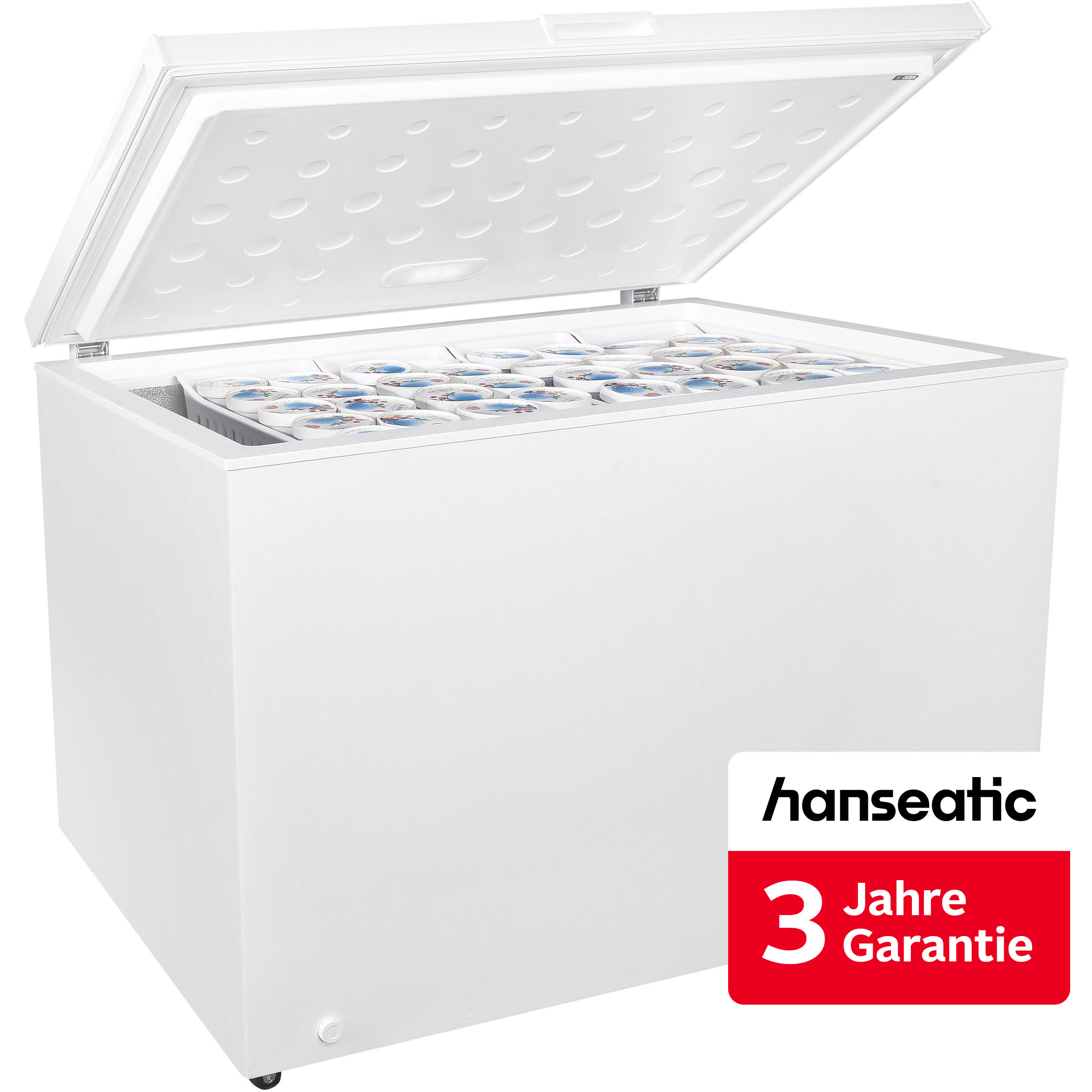 Hanseatic Gefriertruhe "HGT85112DE" 84,5 cm hoch 112 cm breit inkl. 3 Jahre Herstellergarantie