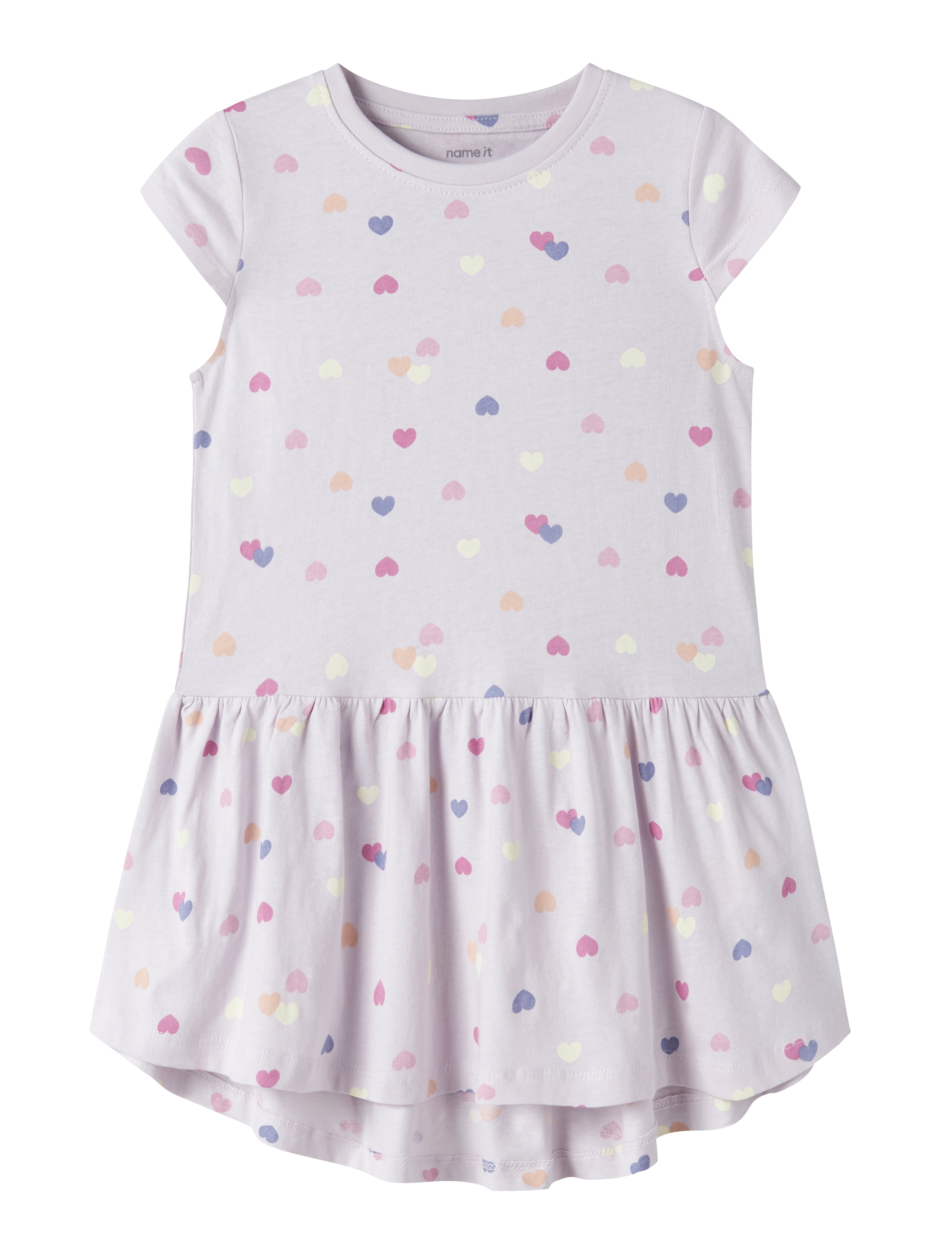 Name It Jerseykleid "NMFVIGGA CAPSL DRESS F1 NOOS" Baumwolle, regular fit