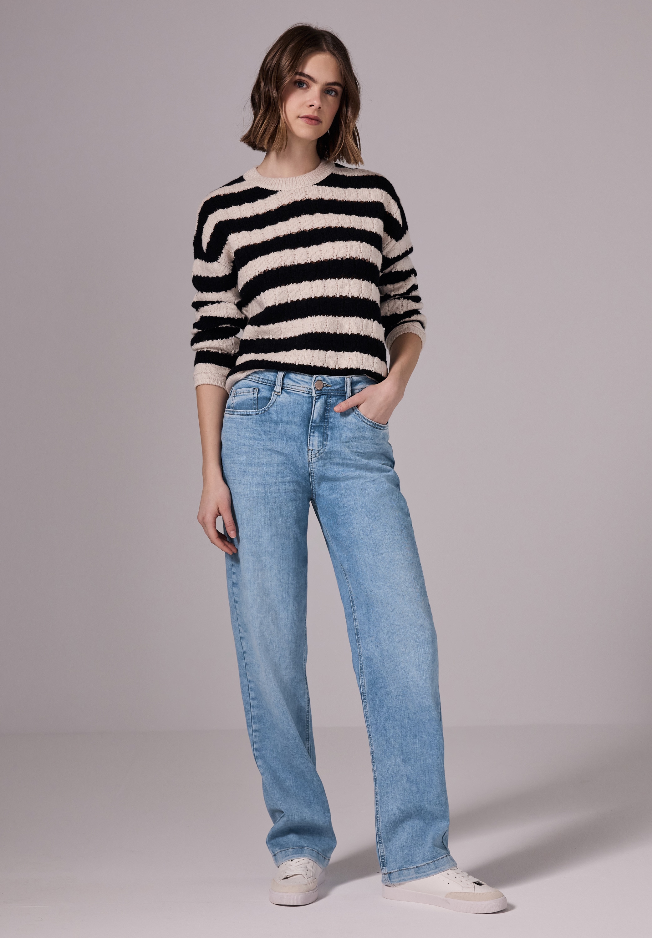 STREET ONE STUDIO Comfort-fit-Jeans, High Waist