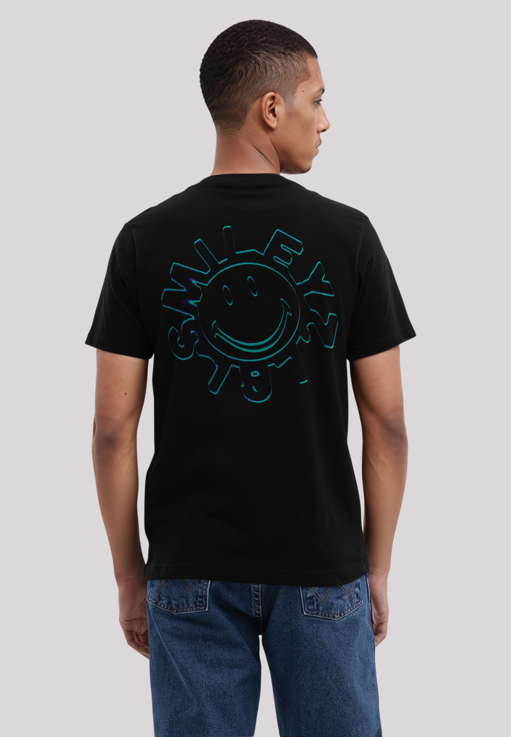 F4NT4STIC T-Shirt »Smiley Future Forecast«, Premium Qualität
