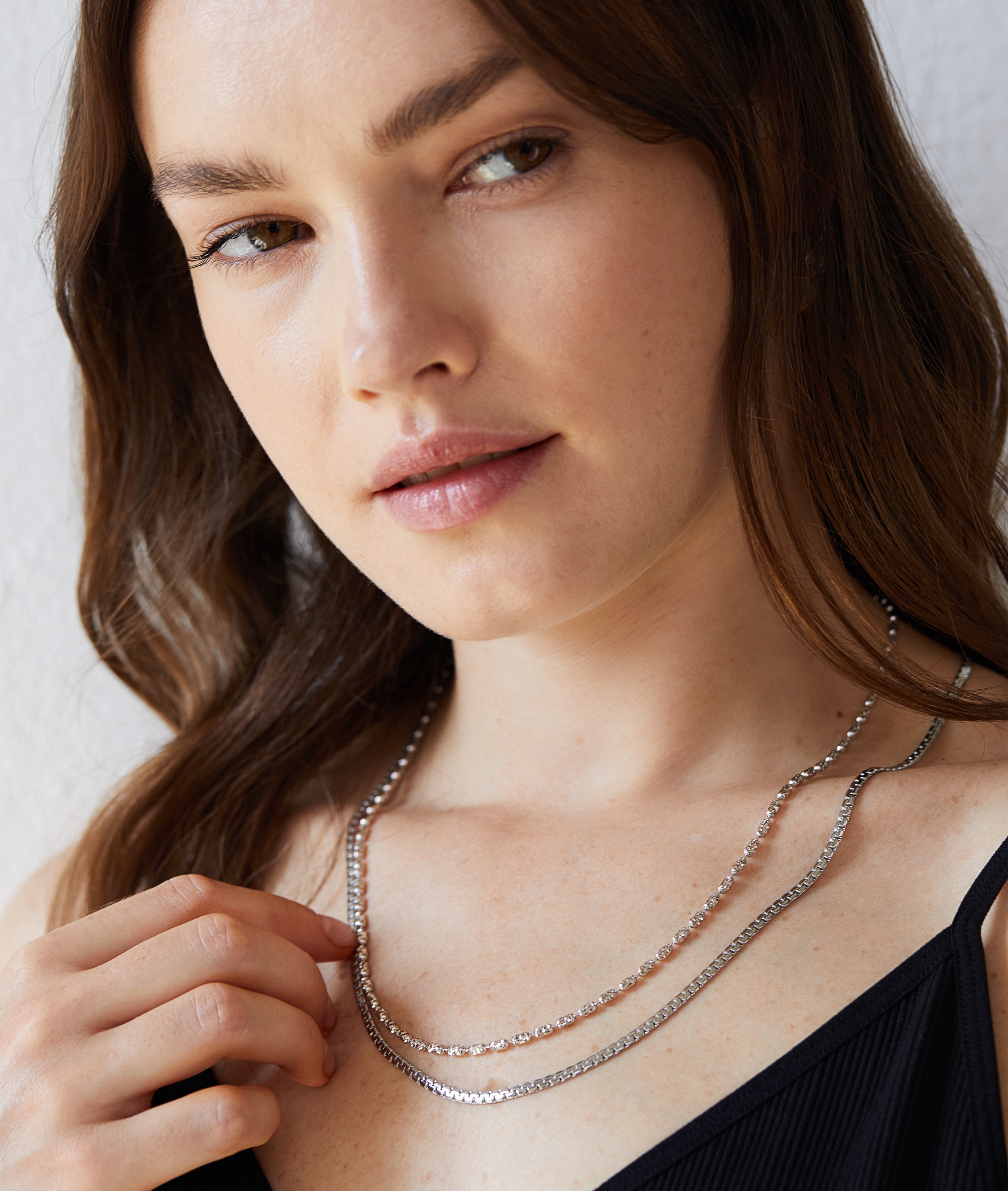 Echtzeit Kette mit Anhänger »Schmuck Geschenk Edelstahl Halskette The Sleek One«