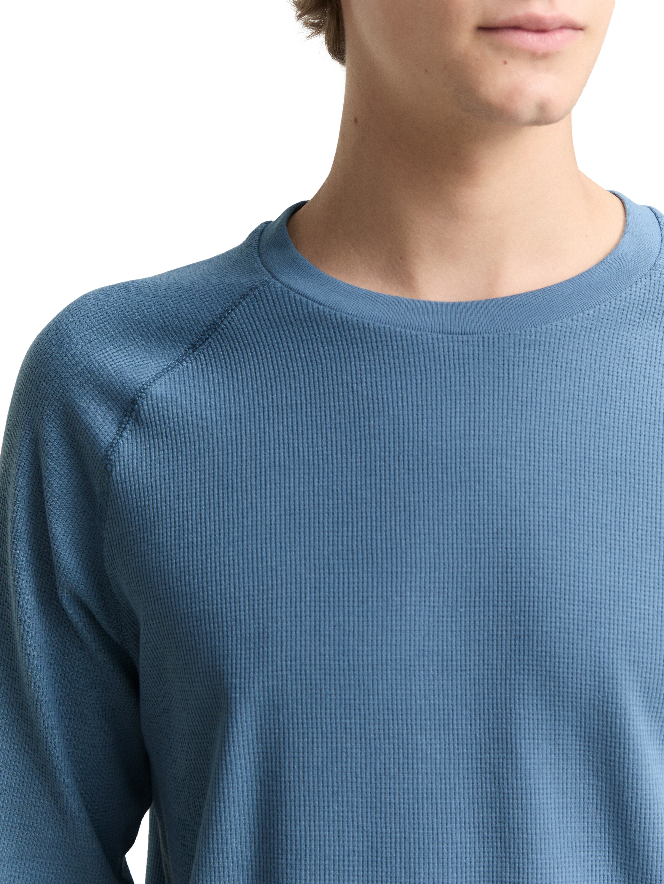 Thumbnail - TOM TAILOR Denim Rundhalsshirt mit Logo Stickerei