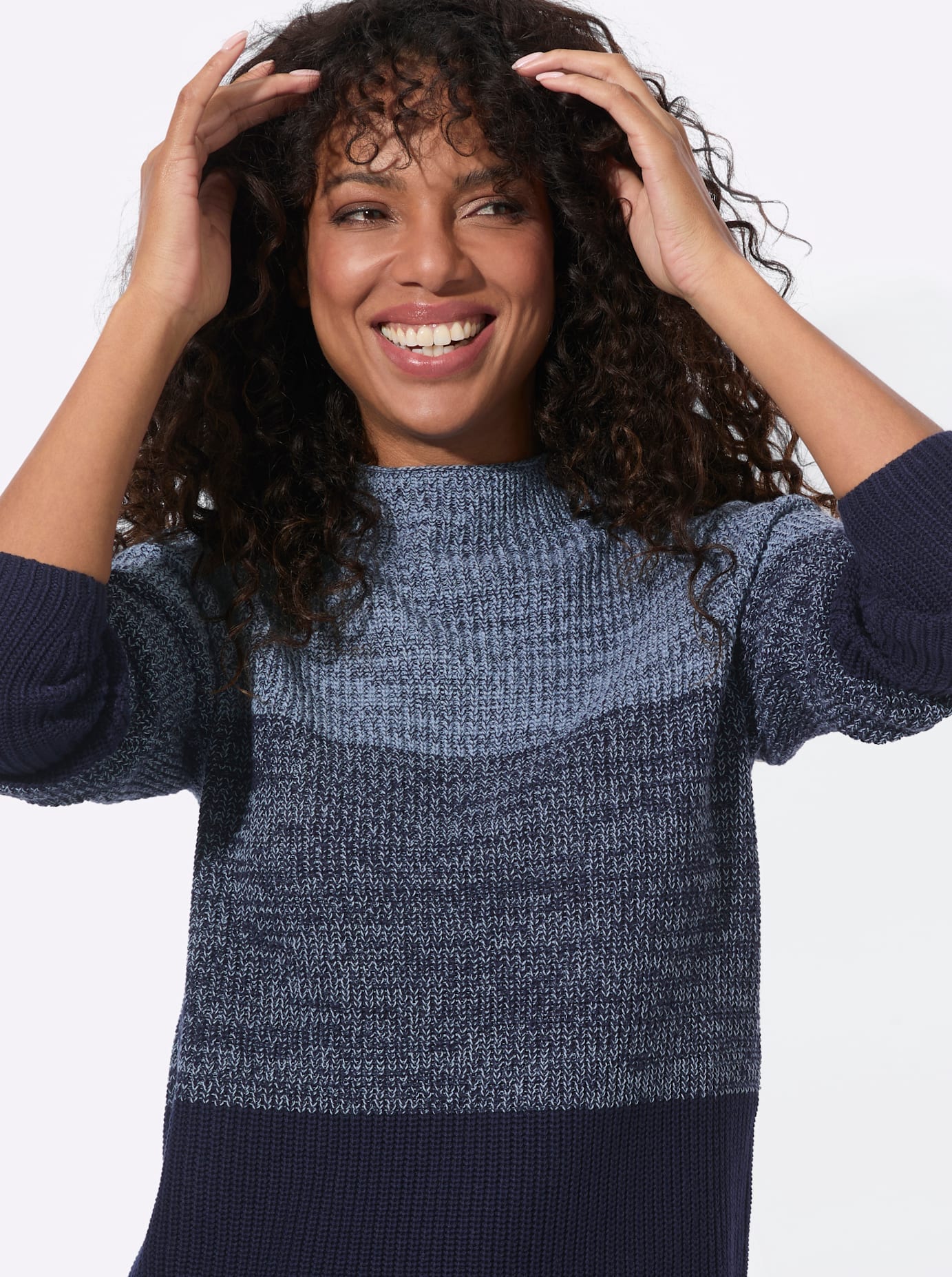 Casual Looks Strickpullover »Stehkragen-Pullover«