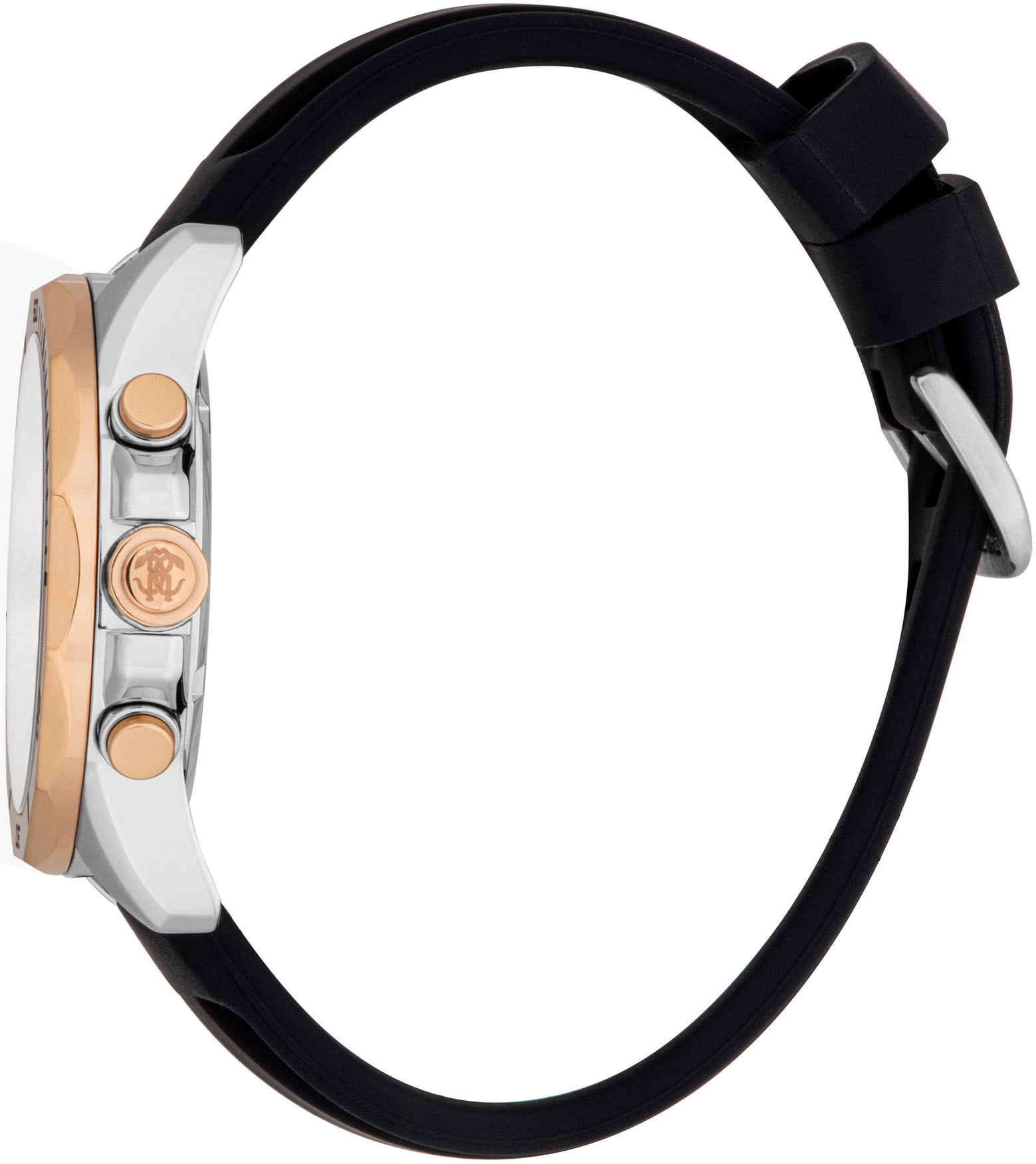 roberto cavalli Chronograph »Uomo Sport III«, Quarzuhr, Armbanduhr, Herrenuhr, Silikonarmband, analog, Tag