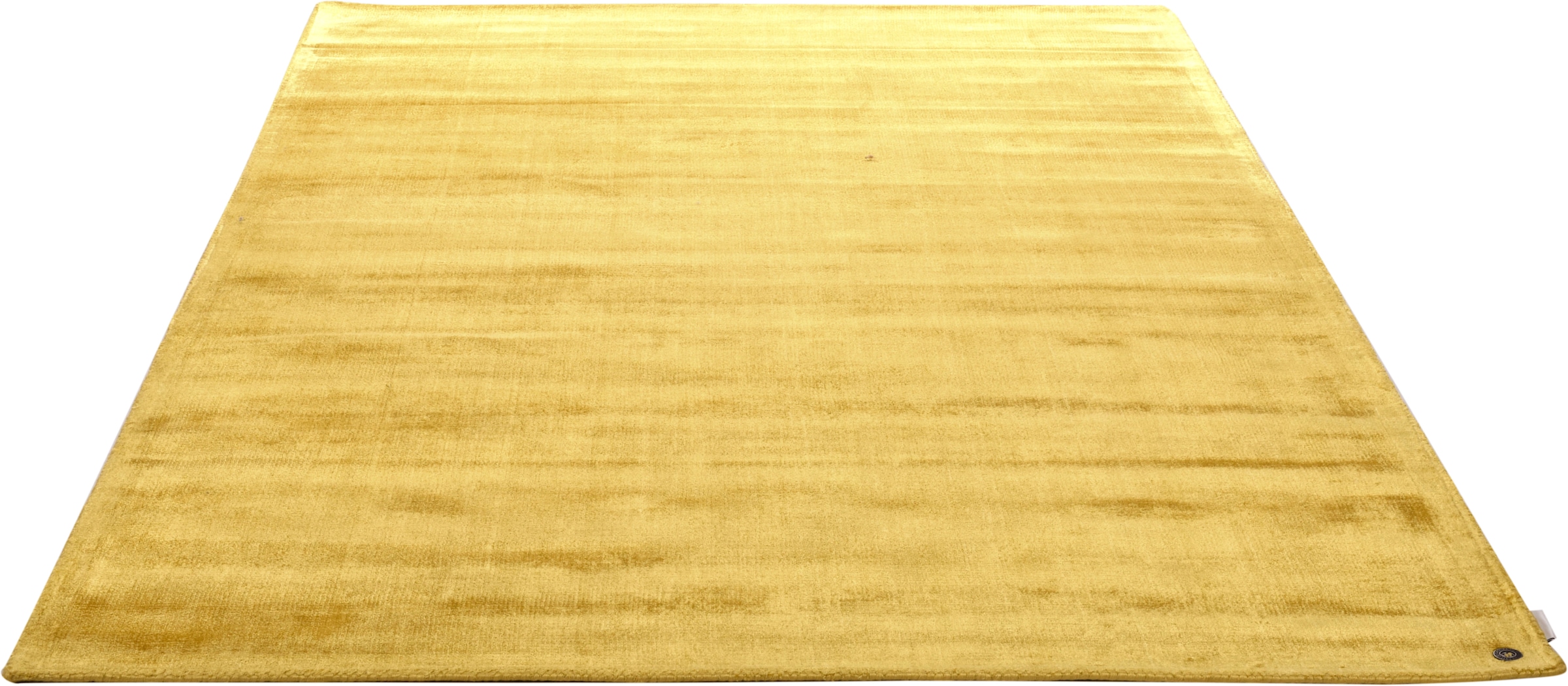 TOM TAILOR HOME Teppich »Shine uni«, rechteckig, 8 mm Höhe, Handweb Teppich, 100% Viskose, handgewebt, mit elegantem Schimmer