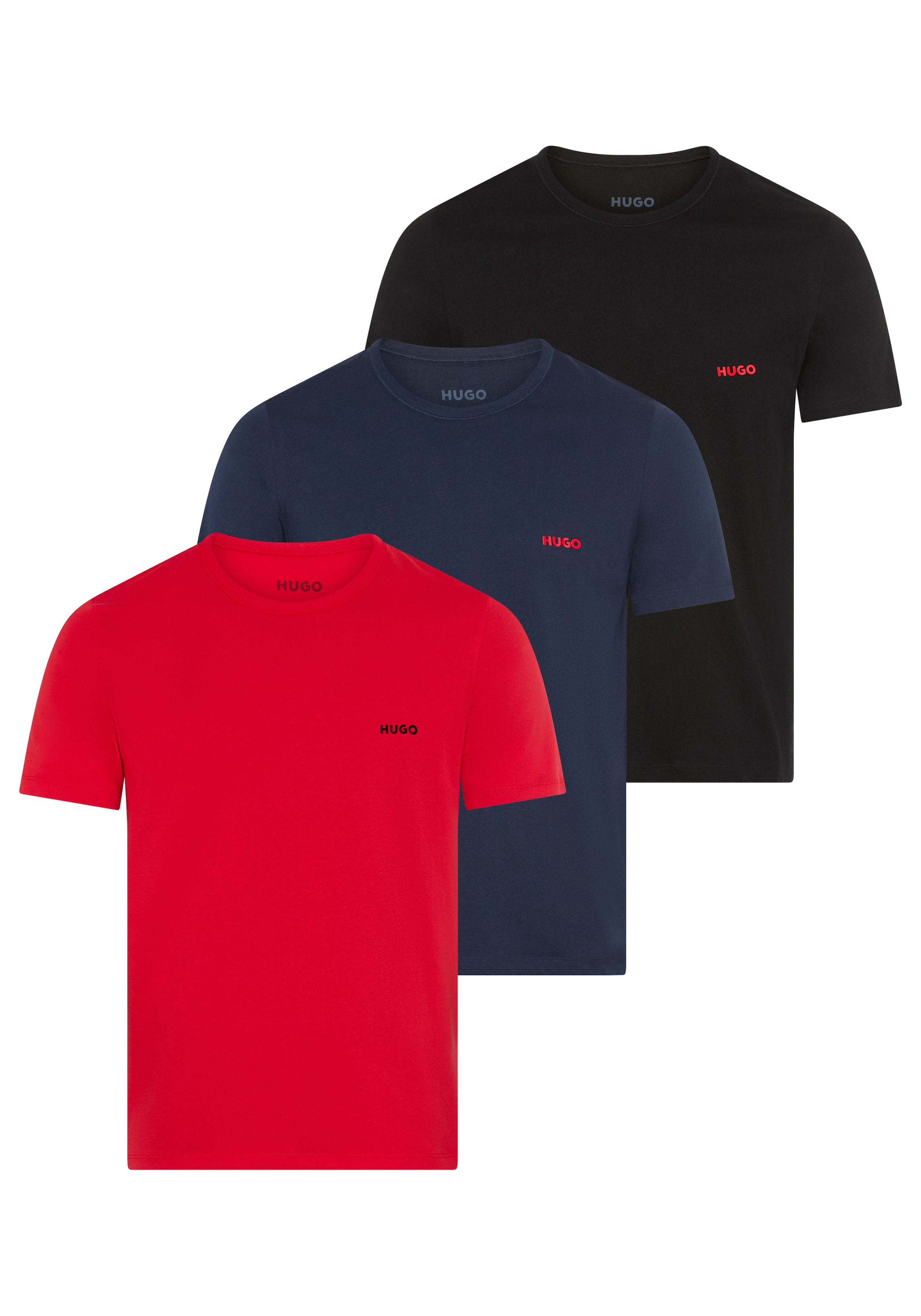 HUGO Underwear "RN TRIPL" Packung, 3 Stk. mit Rundhalsausschnitt günstig online kaufen