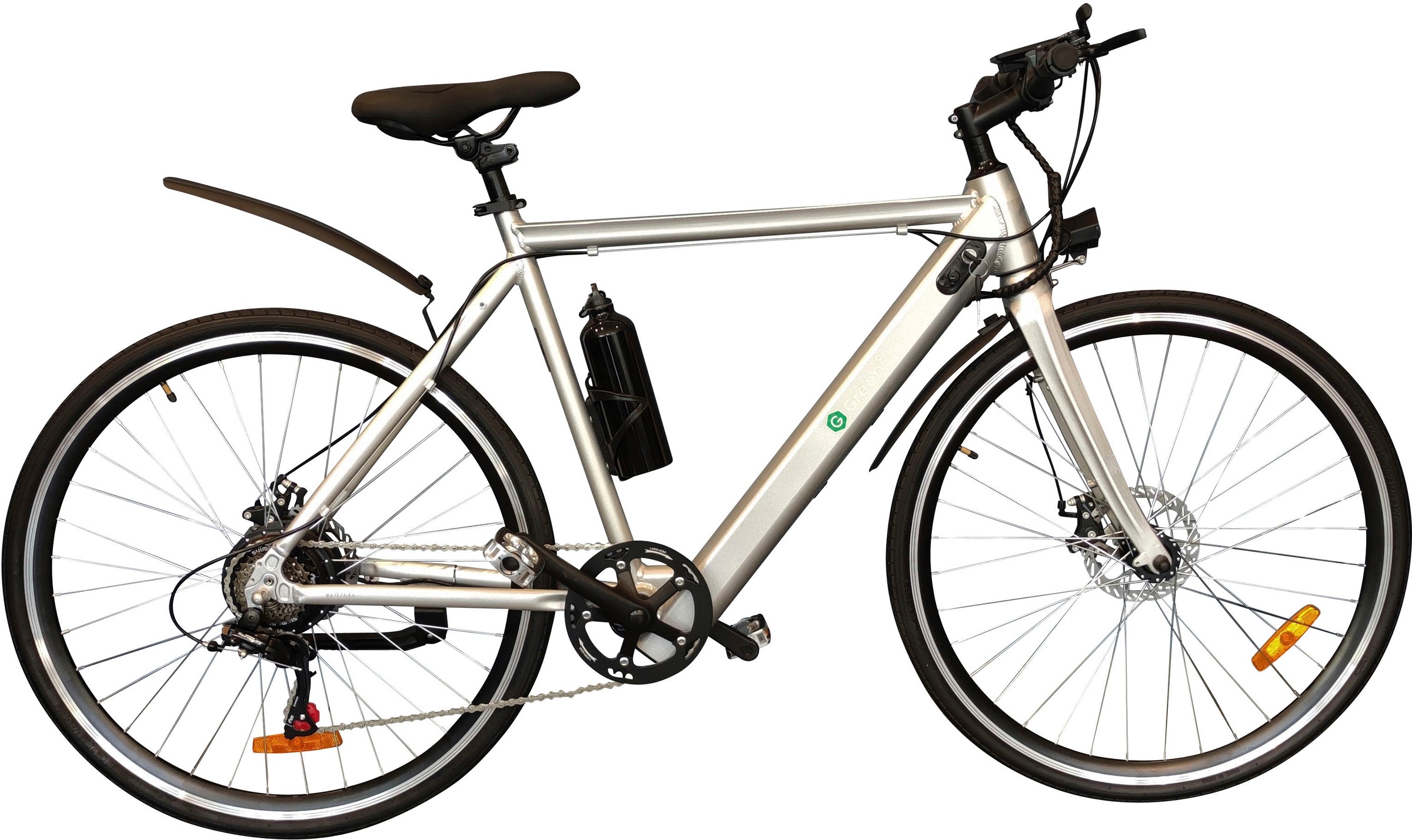 GreenStreet E-Bike, 6 Gang, Shimano, Heckmotor 250 W, Pedelec, Elektrofahrrad für Damen u. Herren