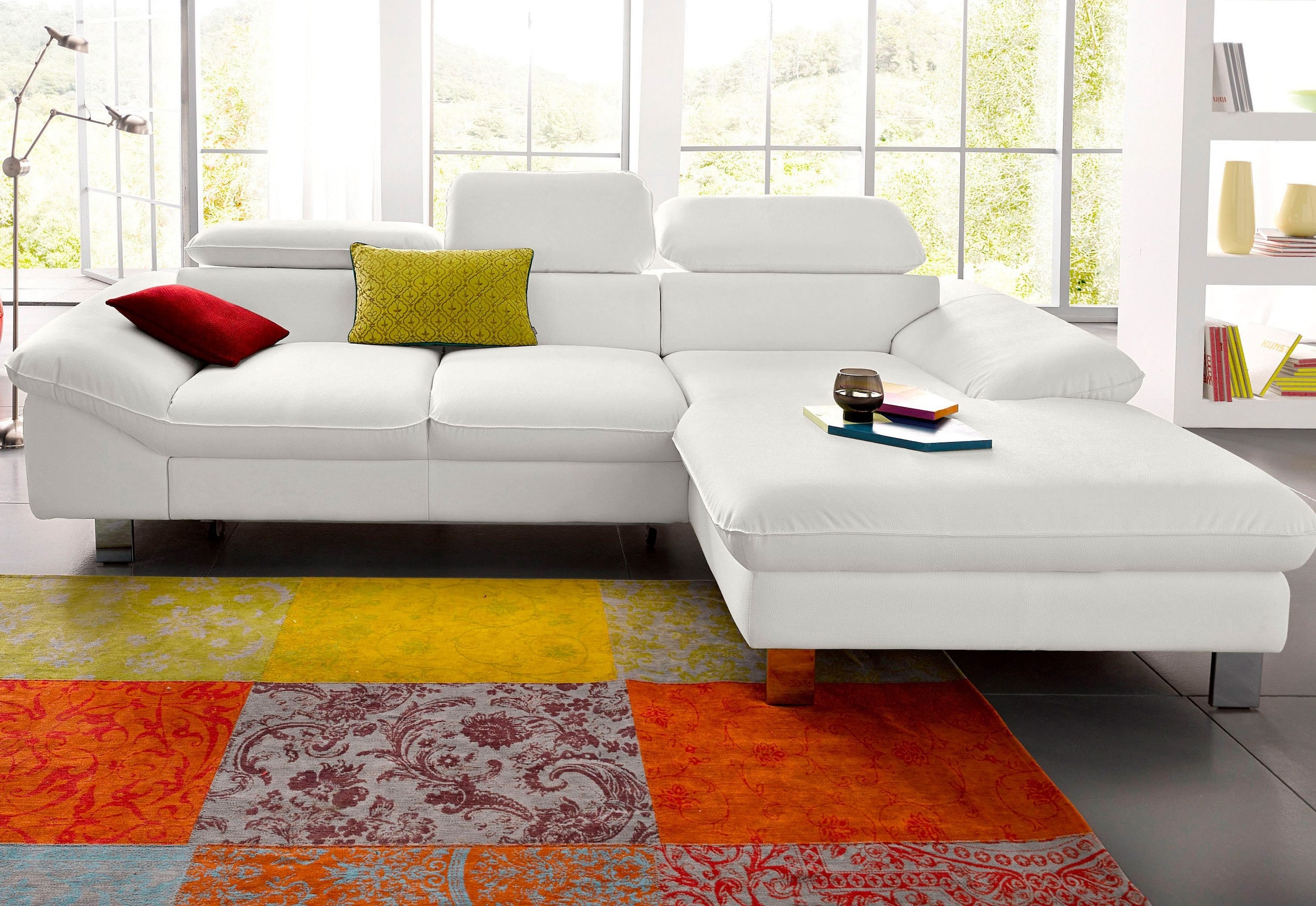 COTTA Ecksofa "Driver L-Form" mit Kopfteilverstellung, wahlweise mit Bettfu günstig online kaufen