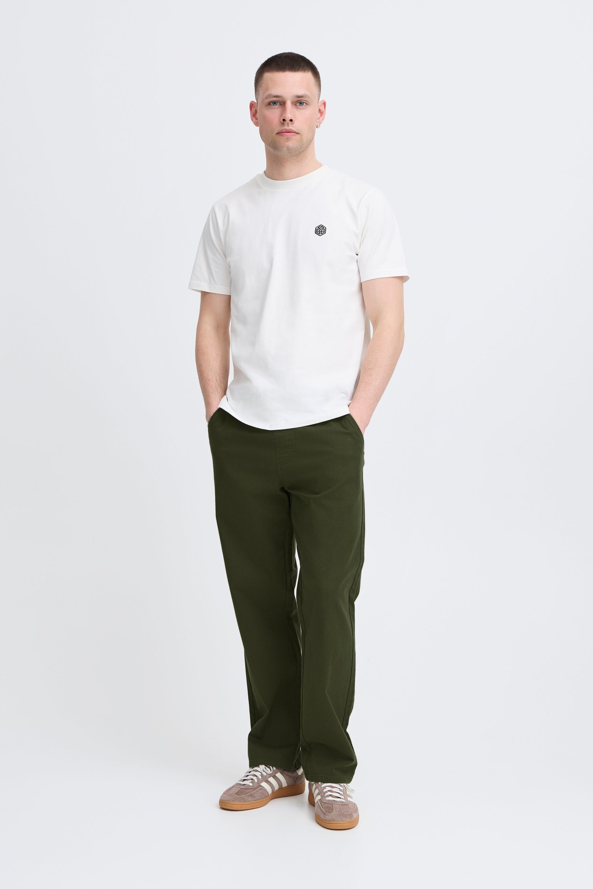 BLEND BHMADDOX Chinos Men Green Size S 5