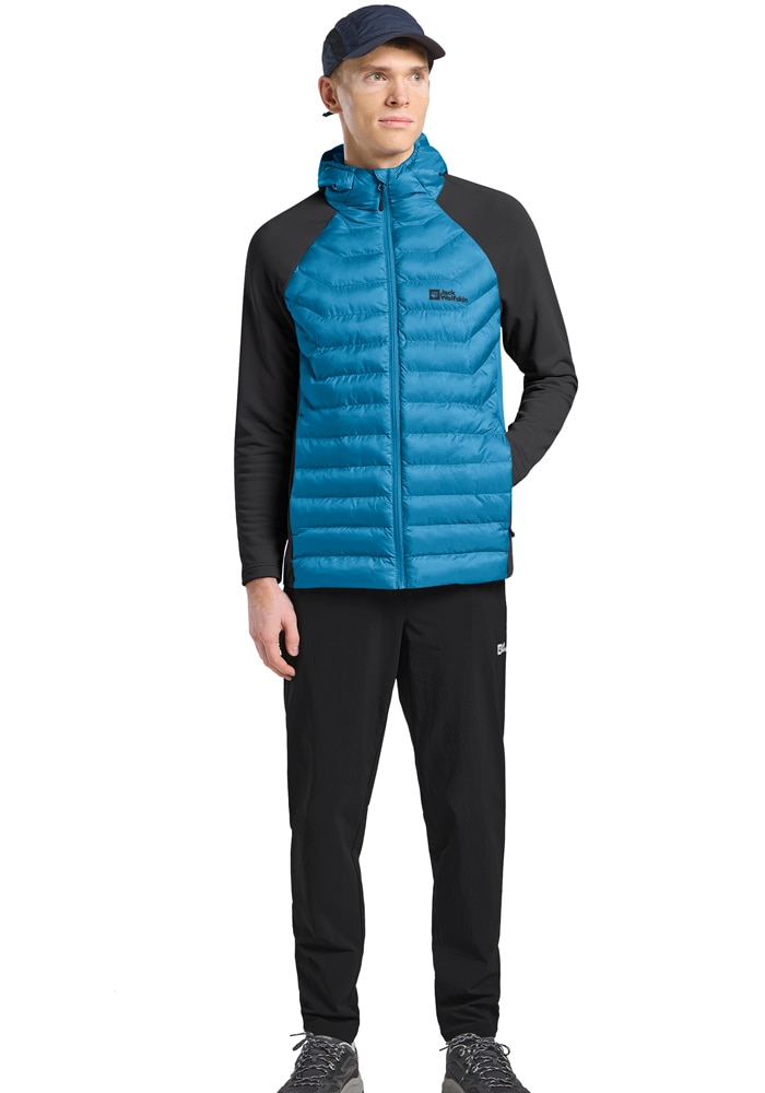 Jack Wolfskin Hybridjacke »ROUTEBURN PRO HYBRID M«, mit Kapuze