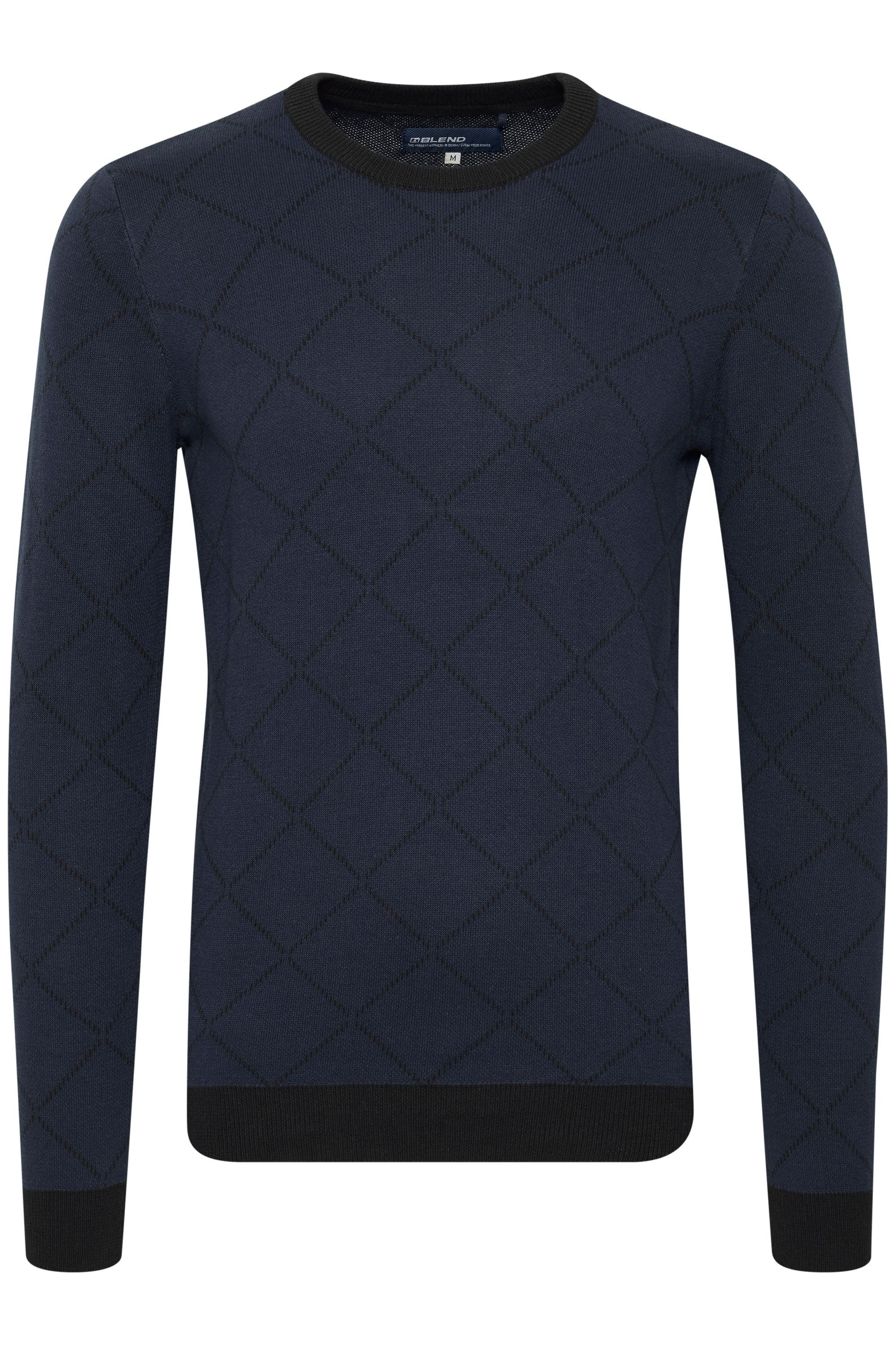 Blend Rundhalspullover "BHNison" Feinstrick Pullover mit Rundhalsausschnitt günstig online kaufen