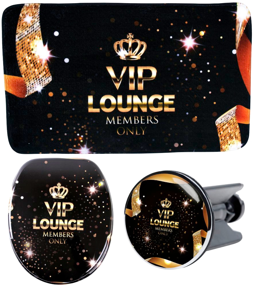 Sanilo Badaccessoire-Set "VIP-Lounge" bestehend aus WC-Sitz, Badteppich und günstig online kaufen