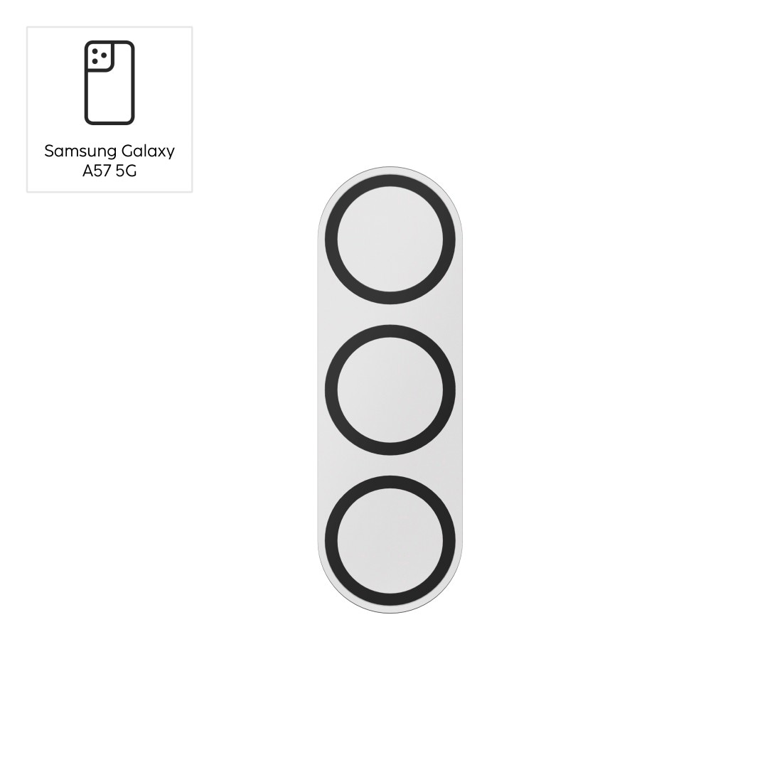 Hama Kameraschutzglas »Handy Schutzglas Sicherheitsglas Samsung Galaxy A37 5G« für Samsung Galaxy A37 5G;Samsung Galaxy A 57 5G 9H Härte, Kratzfest, Stoßfest, passgenau, transparent