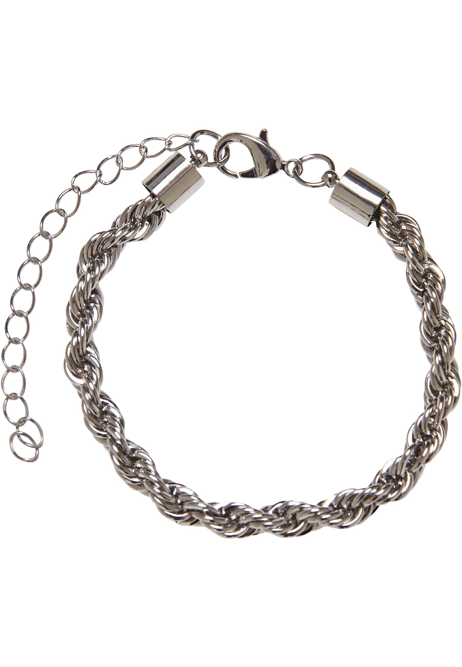 URBAN CLASSICS Edelstahlkette »Urban Classics Damen Charon Intertwine Necklace And Bracelet Set«