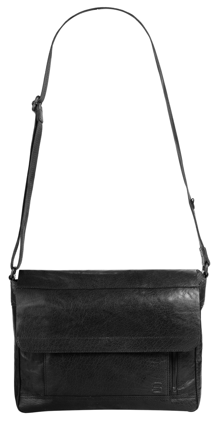 Spikes & Sparrow Messenger Bag, echt Leder