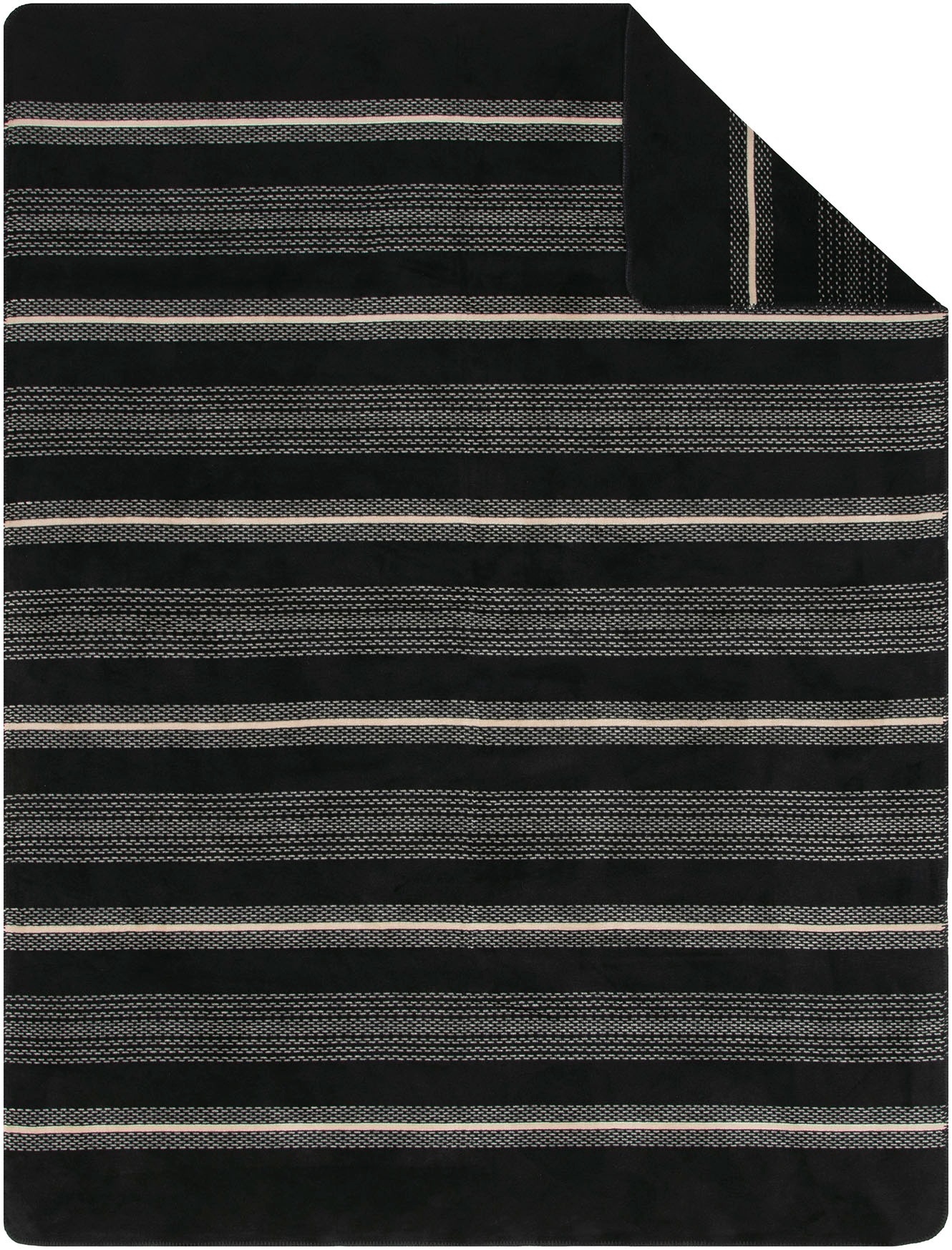 IBENA Wohndecke "Wohndecke Cartagena" in minimalistischem Streifendesign günstig online kaufen