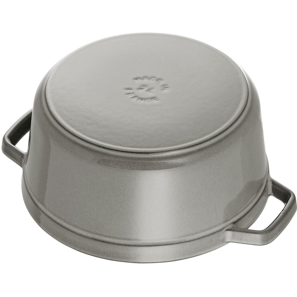 STAUB Bräter »Cocotte«, Gusseisen, (1 tlg.), Gusseisen, rund, robust und langlebig, Induktion