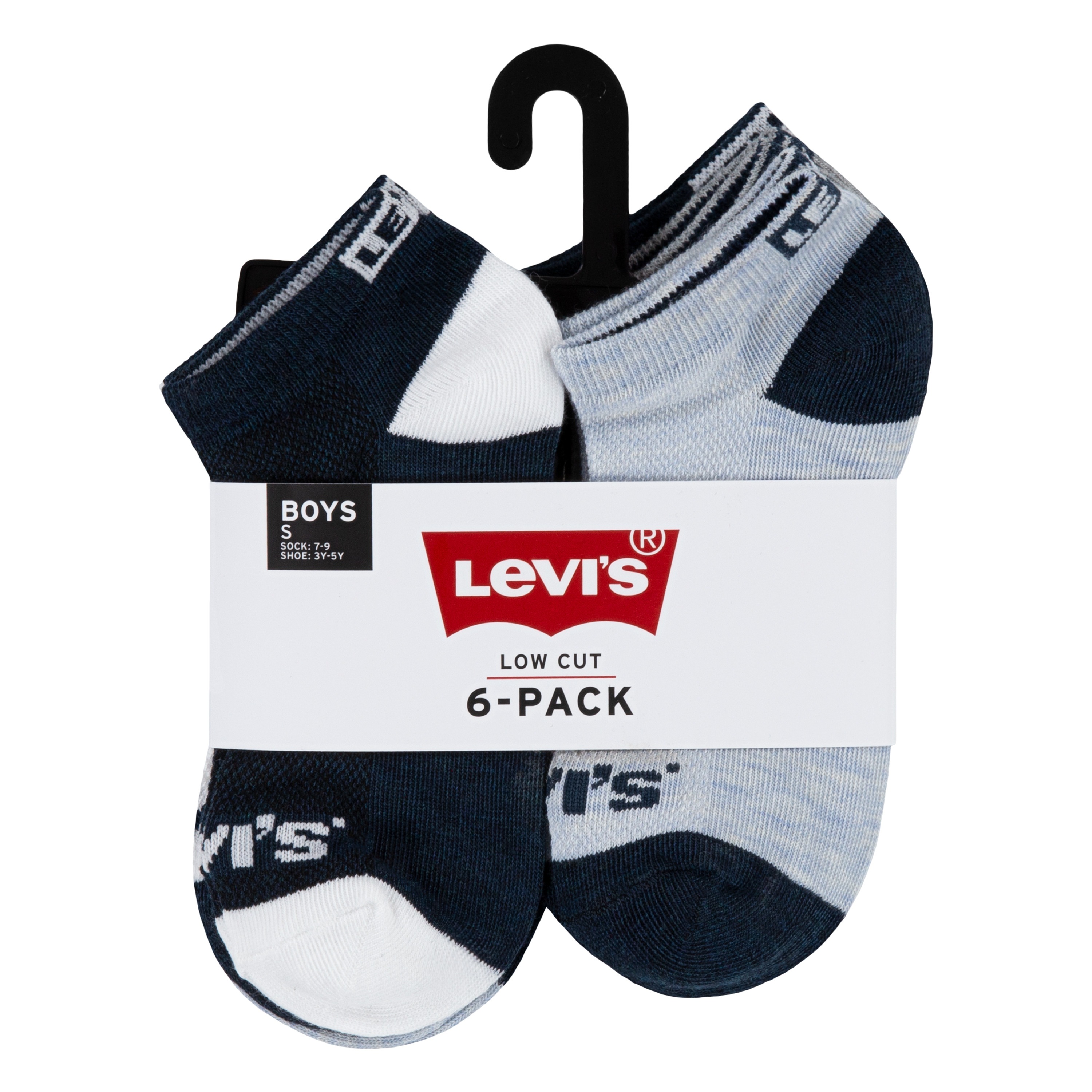 Thumbnail - Levis Kids Kurzsocken "LHN BOX TAB LOW CUT 6PK MarkeL" Packung, 6 Paar tlg. UNISEX