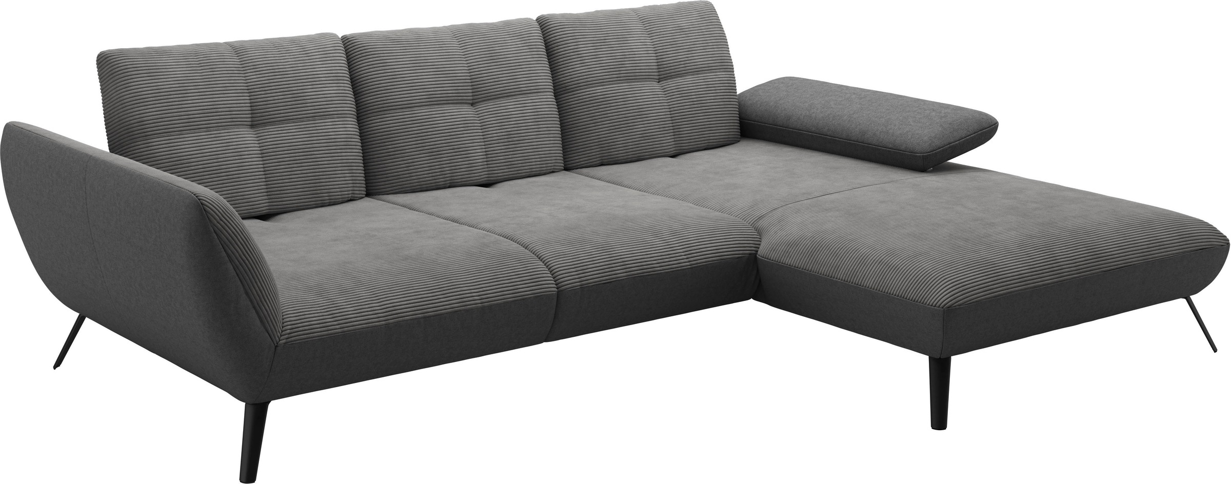 Places of Style Ecksofa »Mikado L-Form«, inkl. Sitztiefenverstellung und Armteilverstellung