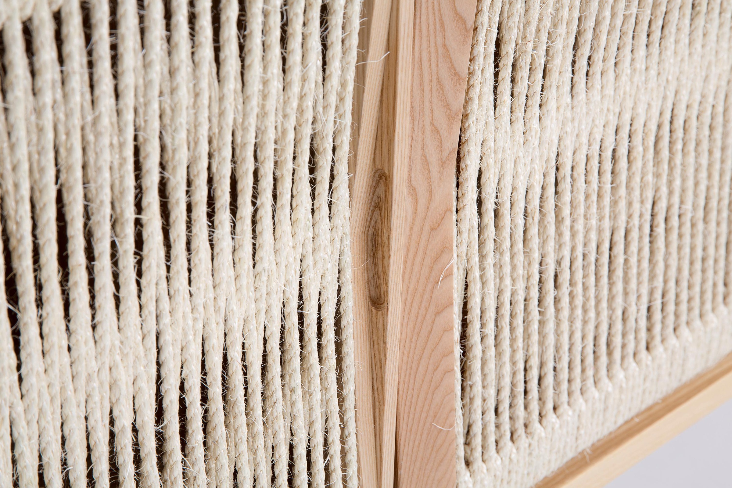 Woodman Sideboard »Lidia«, mit Türenfronten aus geflochtenem nartürlichem Hanfseil, Breite 180 cm