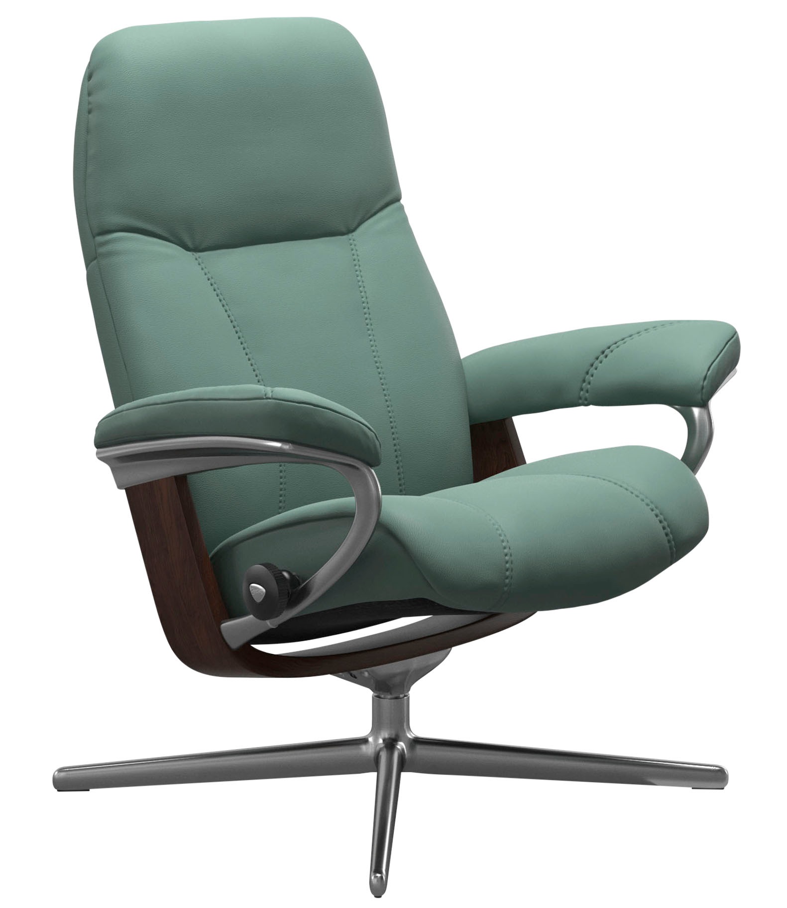 Stressless® Relaxsessel »Consul«, mit Cross Base, Größe S, M & L, Holzakzent Braun