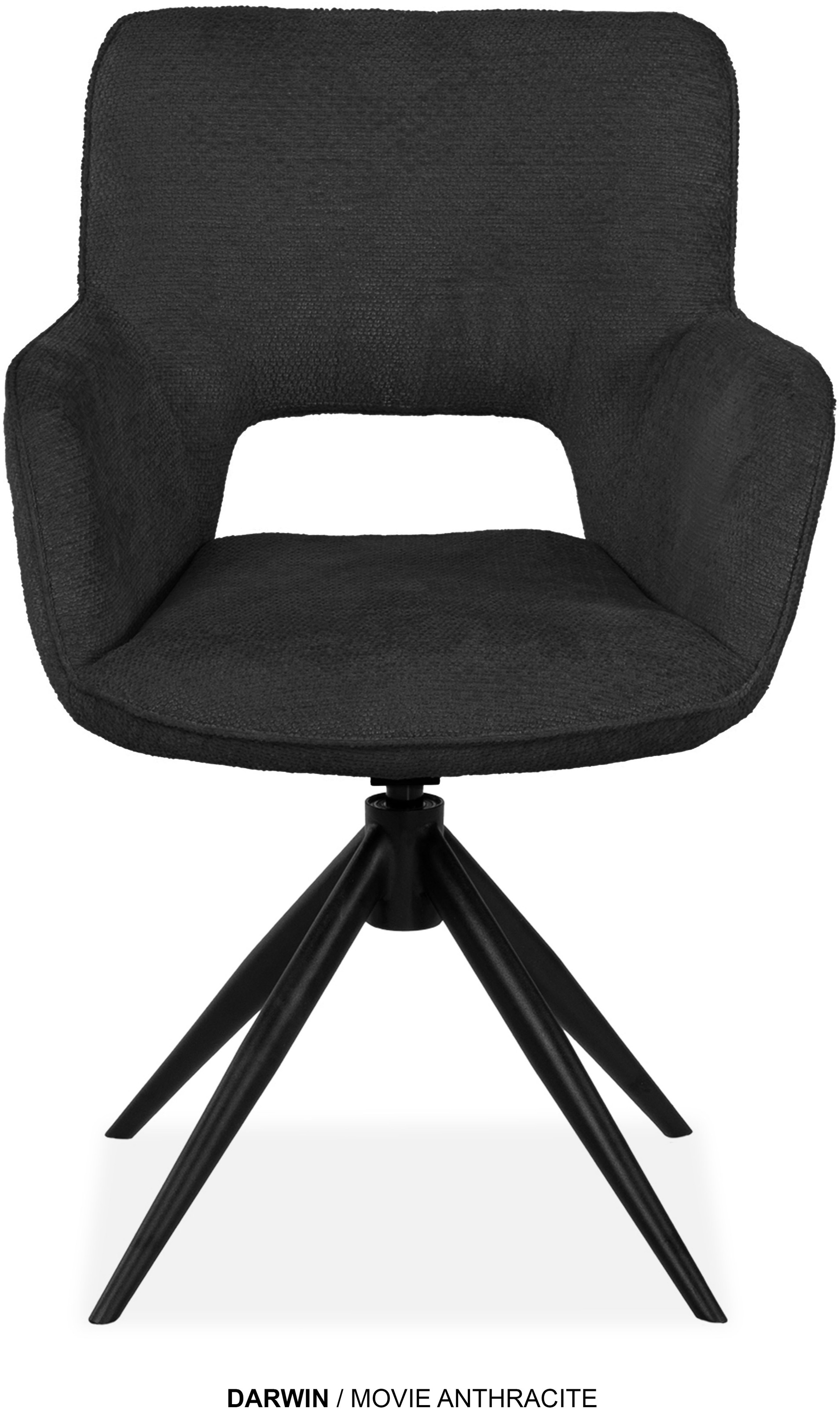 Thumbnail - OMG Design Esszimmerstuhl "Darwin" (Set) 2 Stk.Drehstuhl mit auto-return, Armlehnenstuhl