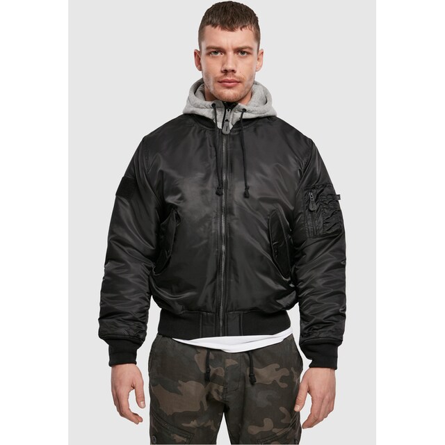 Brandit Sommerjacke »Herren Hooded MA1 Bomber Jacket«, (1 St.), mit Kapuze  ▷ bestellen | BAUR