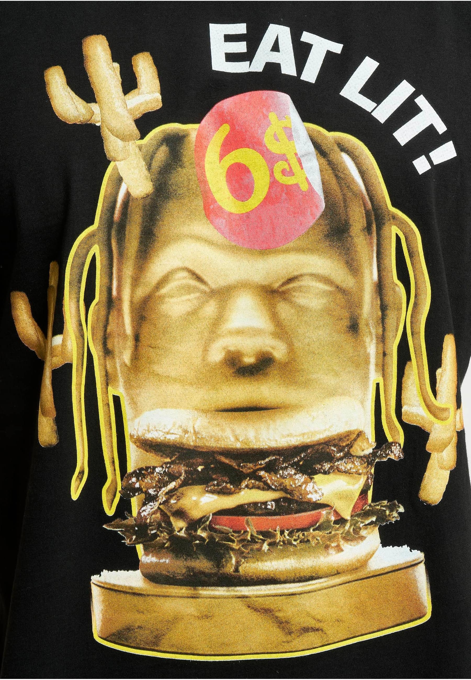 MisterTee T-Shirt »MisterTee Unisex Eat Lit Oversize Tee«, (1 tlg.)