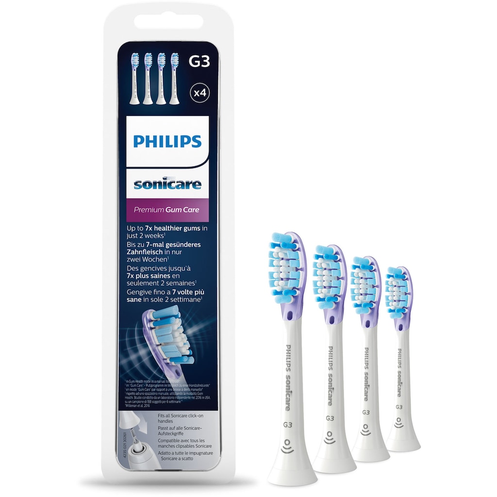 Philips Sonicare Aufsteckbürsten »G3 Premium Gum Care HX9054«