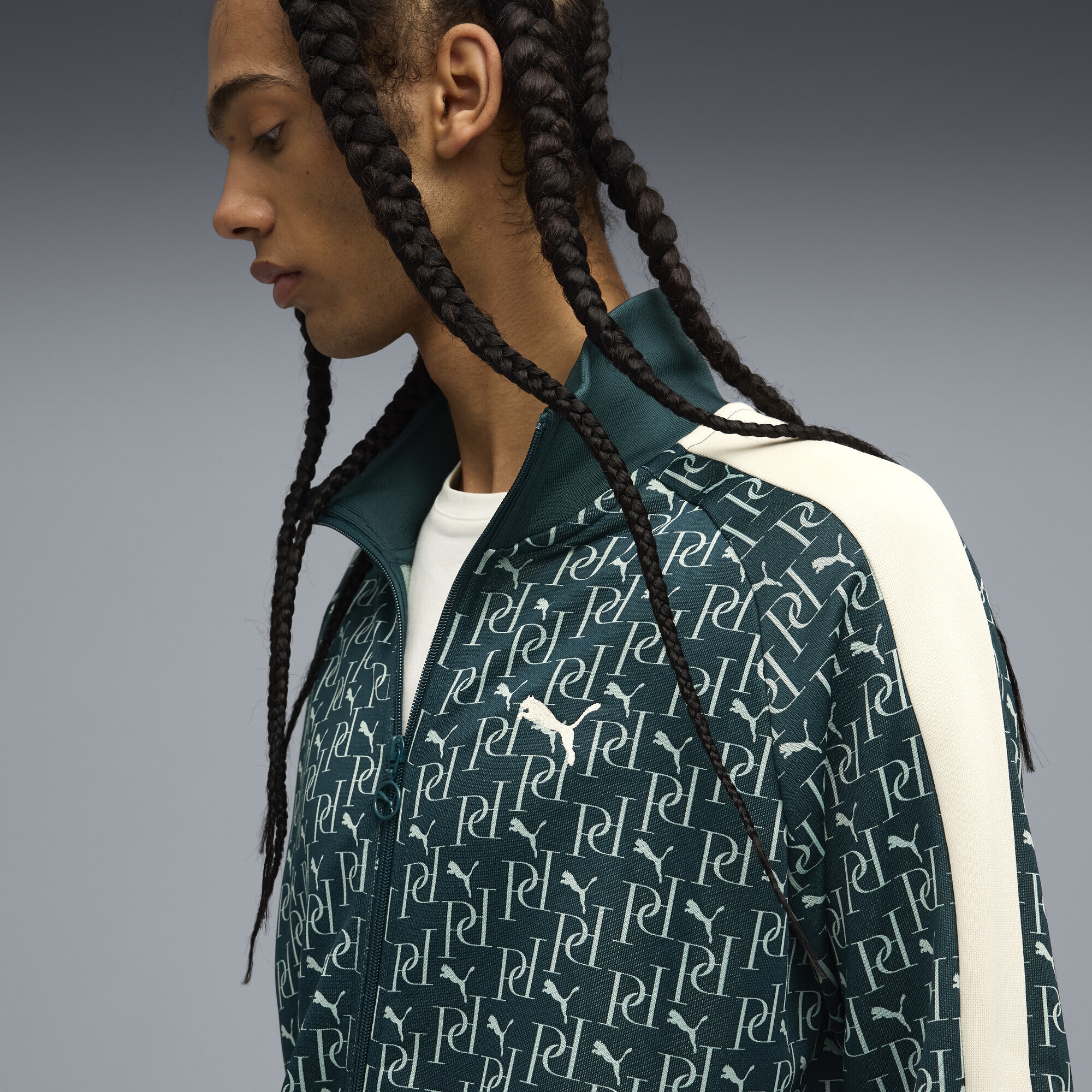 PUMA Trainingsjacke »T7 Allover-Print Trainingsjacke Herren«