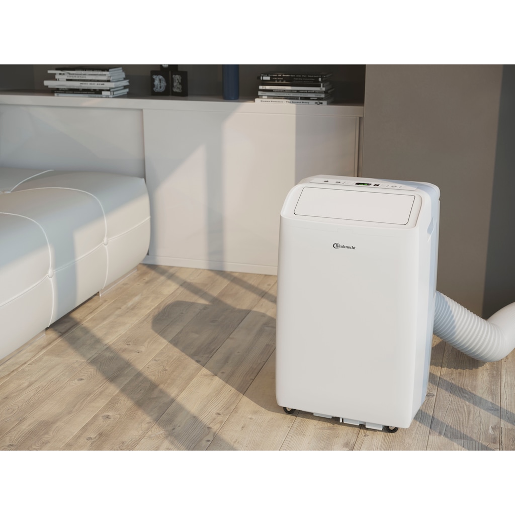 BAUKNECHT Klimagerät »»PACF29HP W BK««, Mobiles Klimagerät zum Kühlen & Heizen mit Smarter Sensor-Funktion