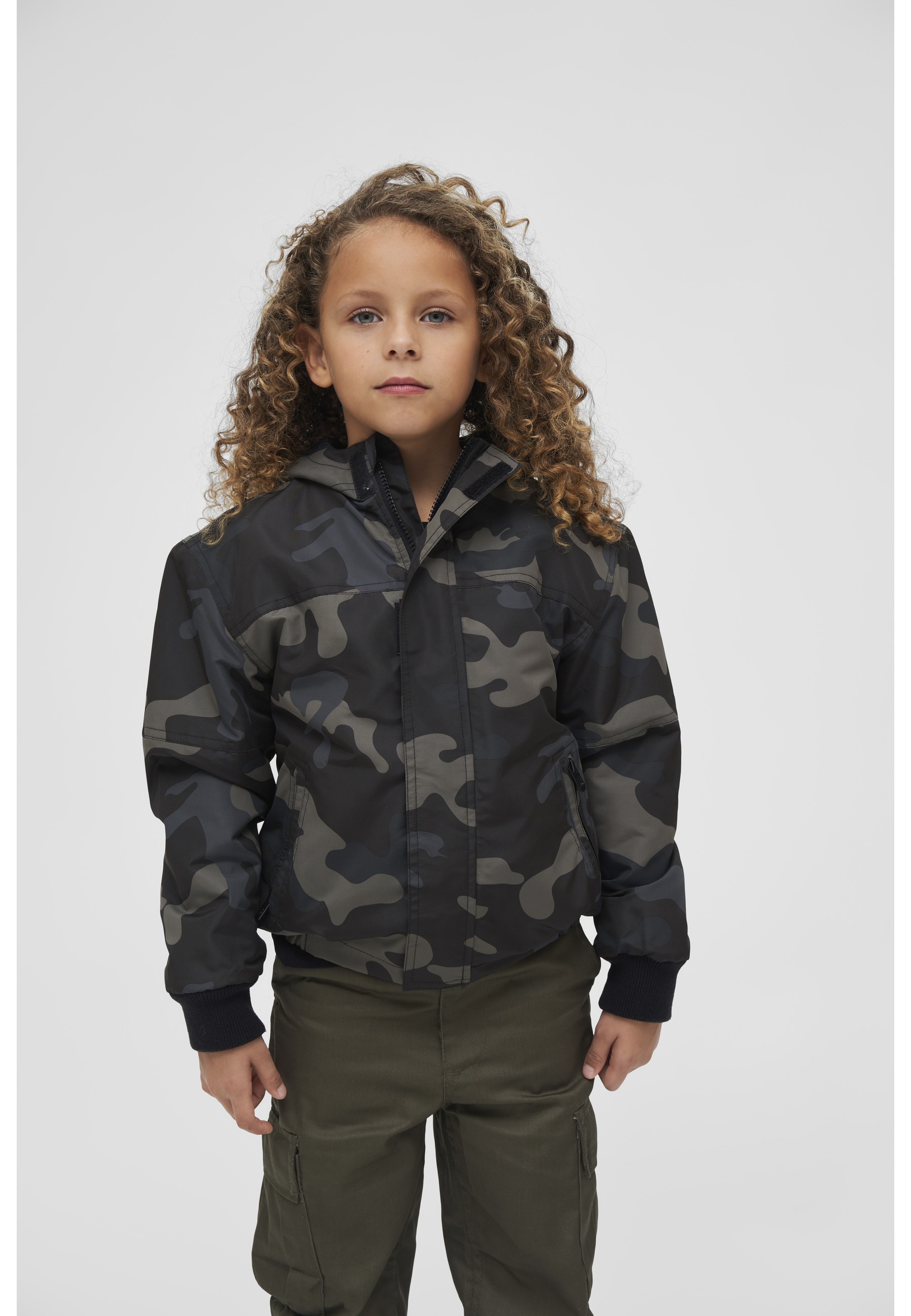 Brandit Allwetterjacke »Brandit Unisex Kids Windbreaker Frontzip« 1 Stk. tlg. mit Kapuze