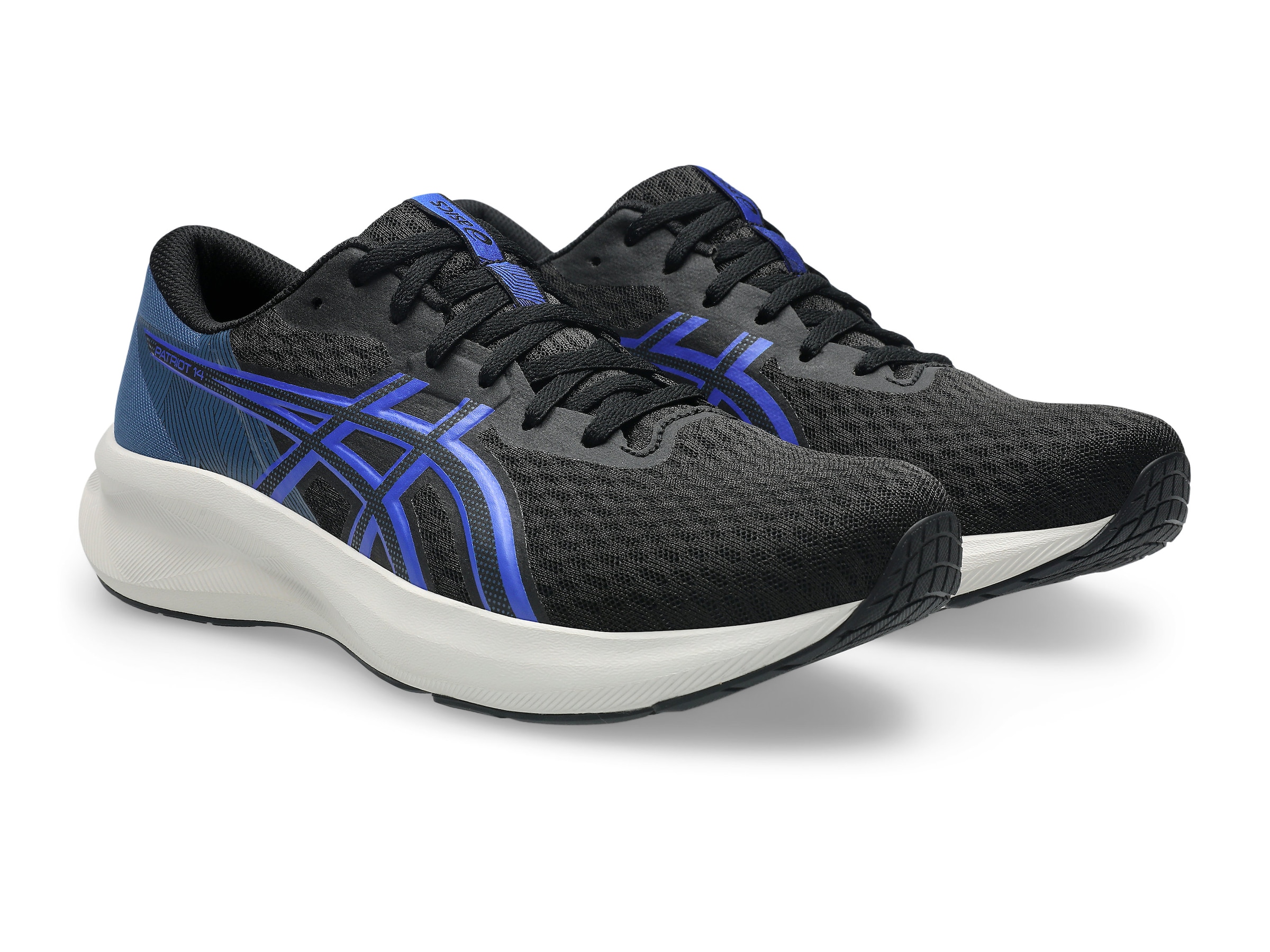 Asics Laufschuh "PATRIOT 14" atmungsaktives Mesh-Obermaterial, Energiegeladene Mittelsohle