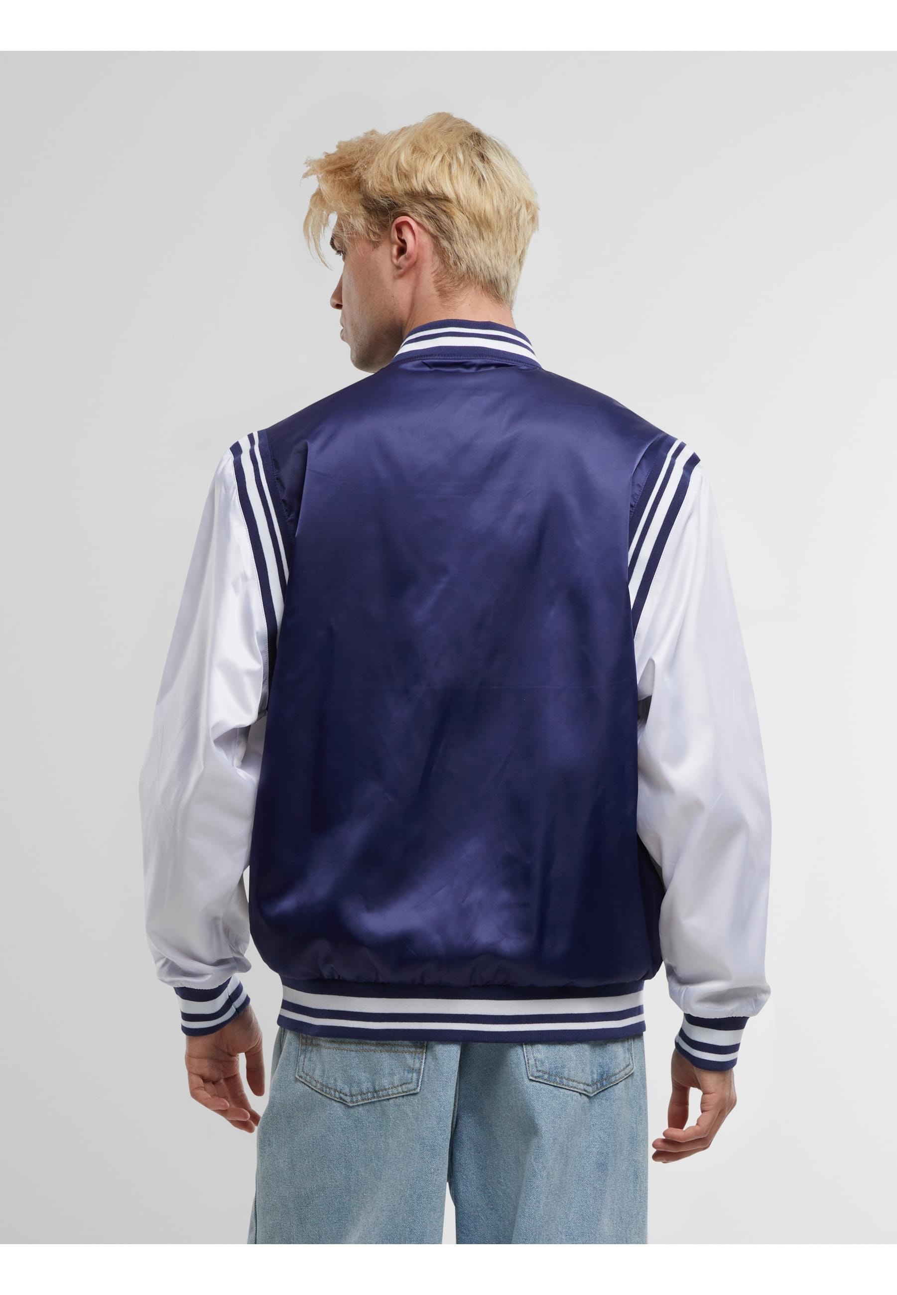 Starter Black Label Collegejacke »Starter Black Label Starter Satin College Jacket« 1 Stk. tlg. ohne Kapuze