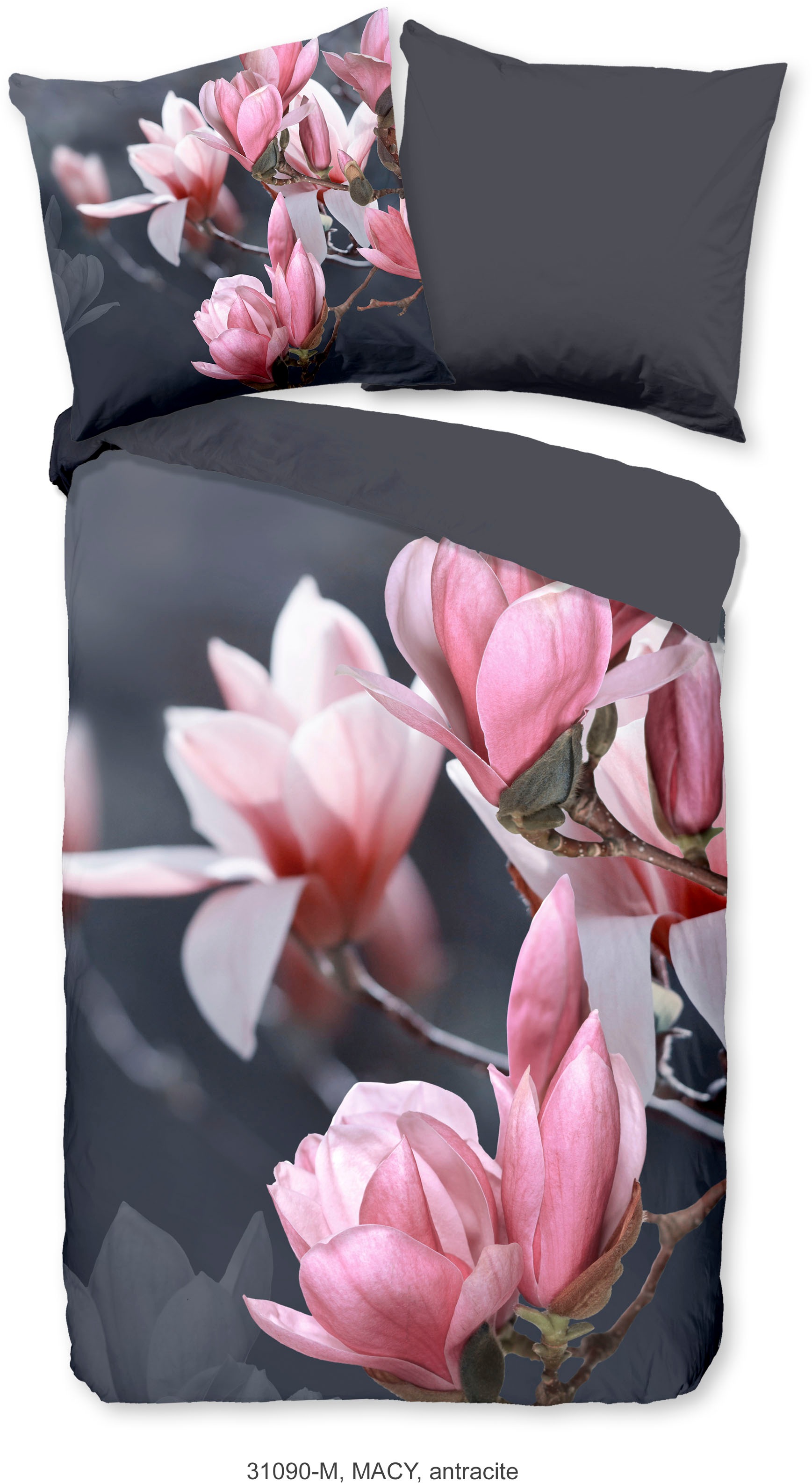 PURE luxury collection Wendebettwäsche "Macy" 2 Stk. tlg. Mikrofaser, 135x2 günstig online kaufen