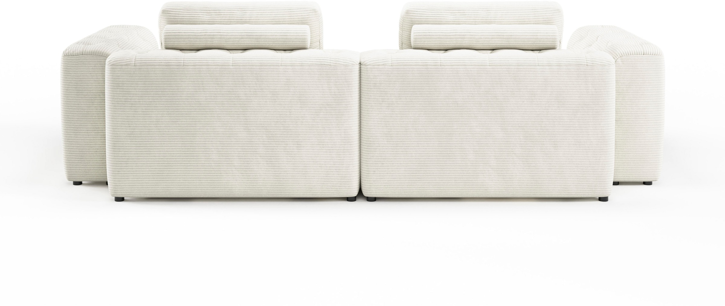 RAUM.ID 2,5-Sitzer »Cushid«, Modulsofa, bestehend aus 2 Teilen, Breite 268 cm